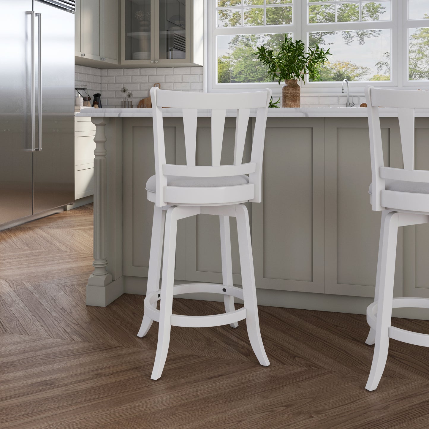 Presque Isle Wood Stool
