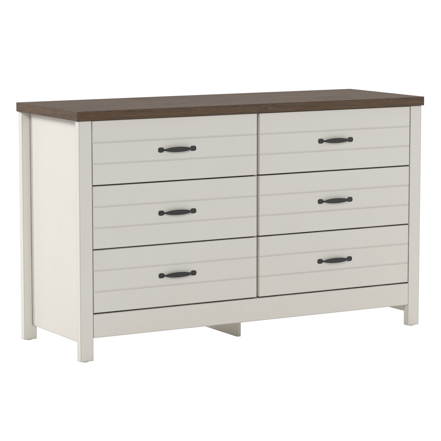 Lancaster Wood 6 Drawer Dresser
