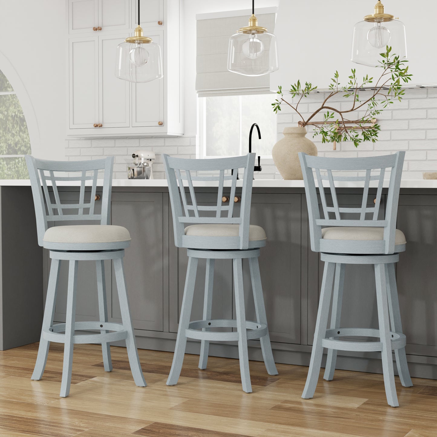 Glenway Wood Stool