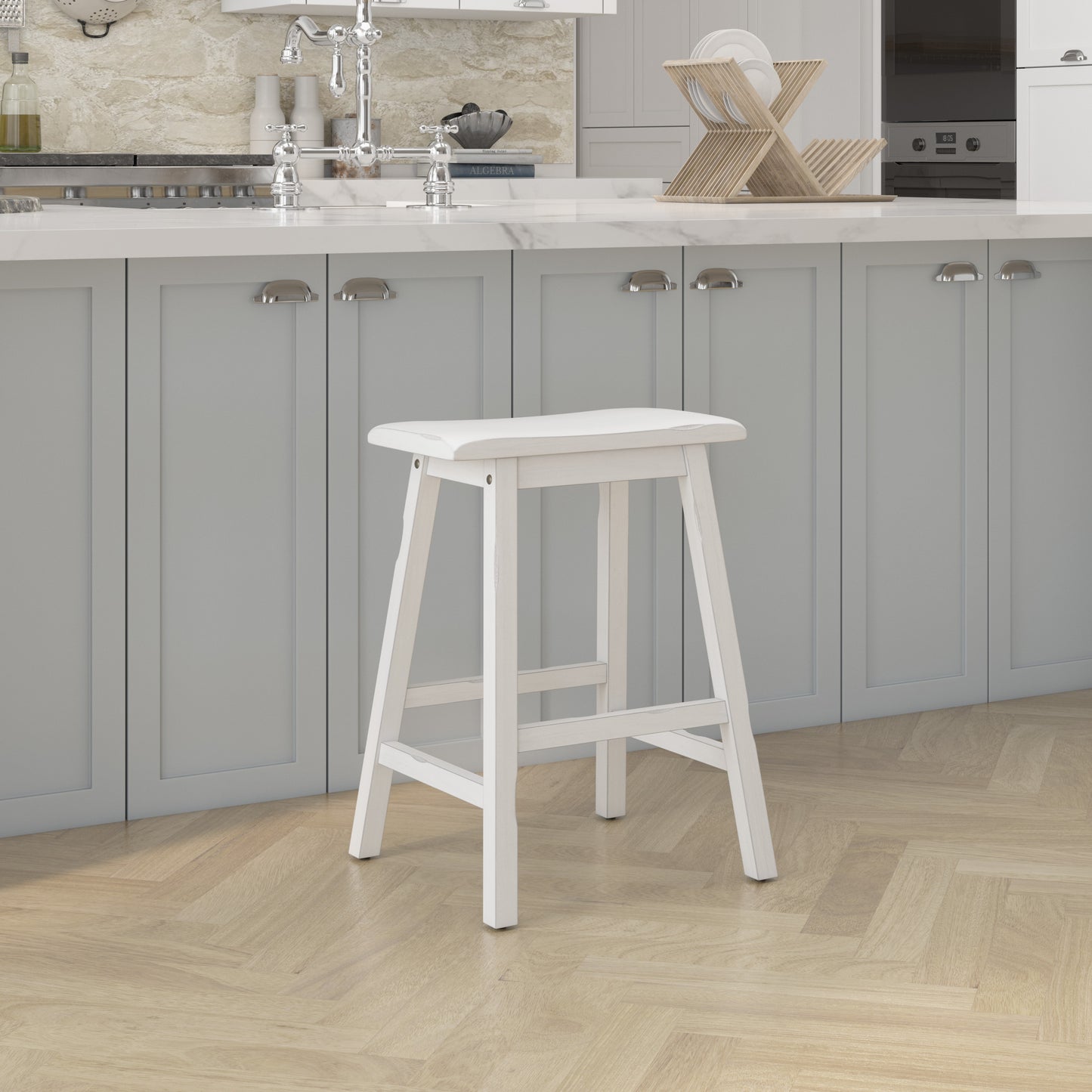Moreno Wood Stool