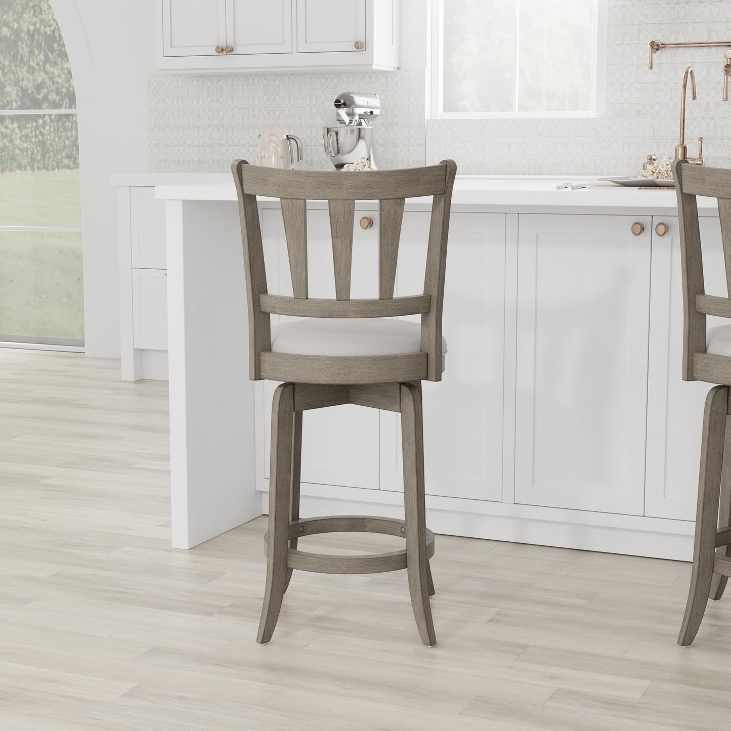 Petersburg Wood Stool