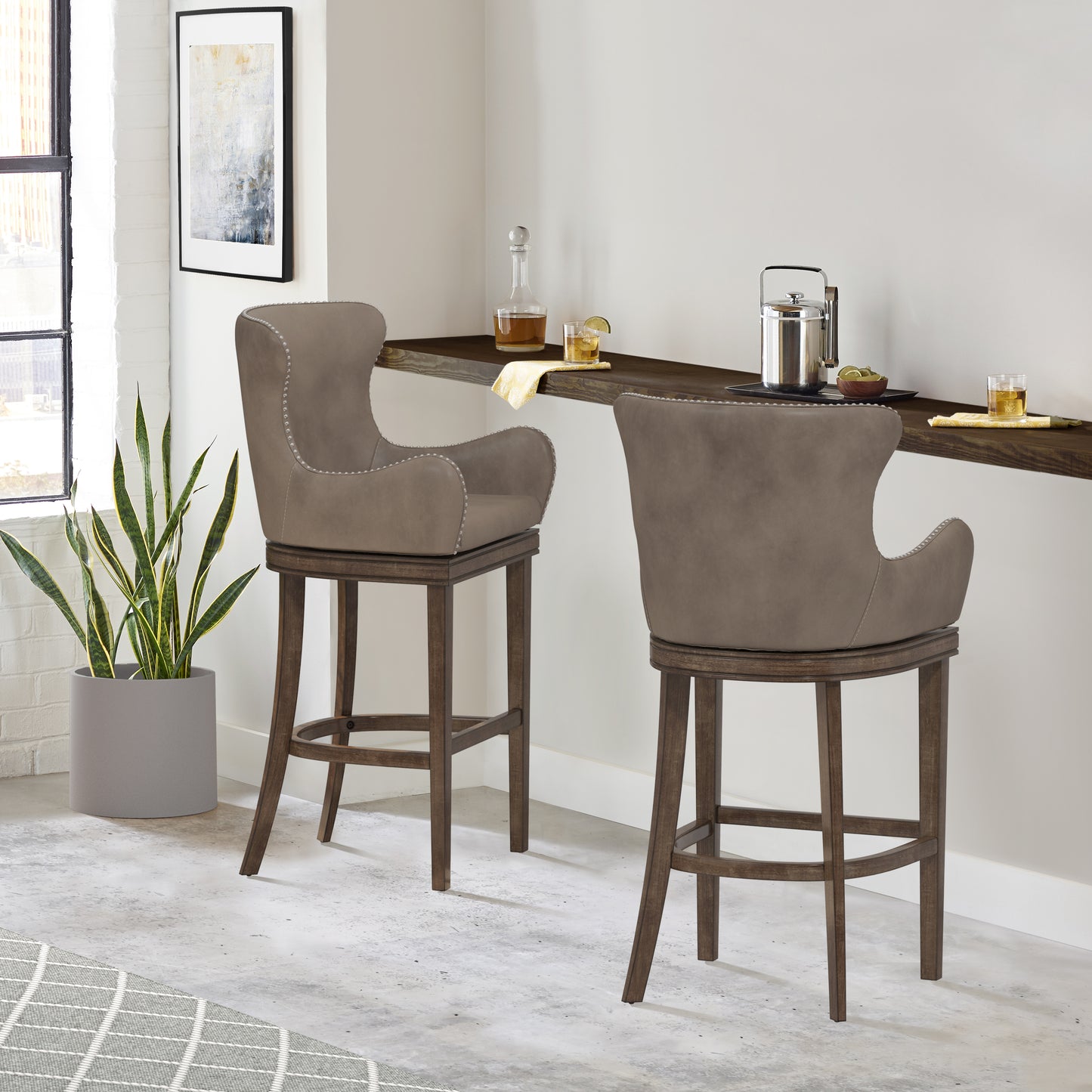 Caydena Wood Stool