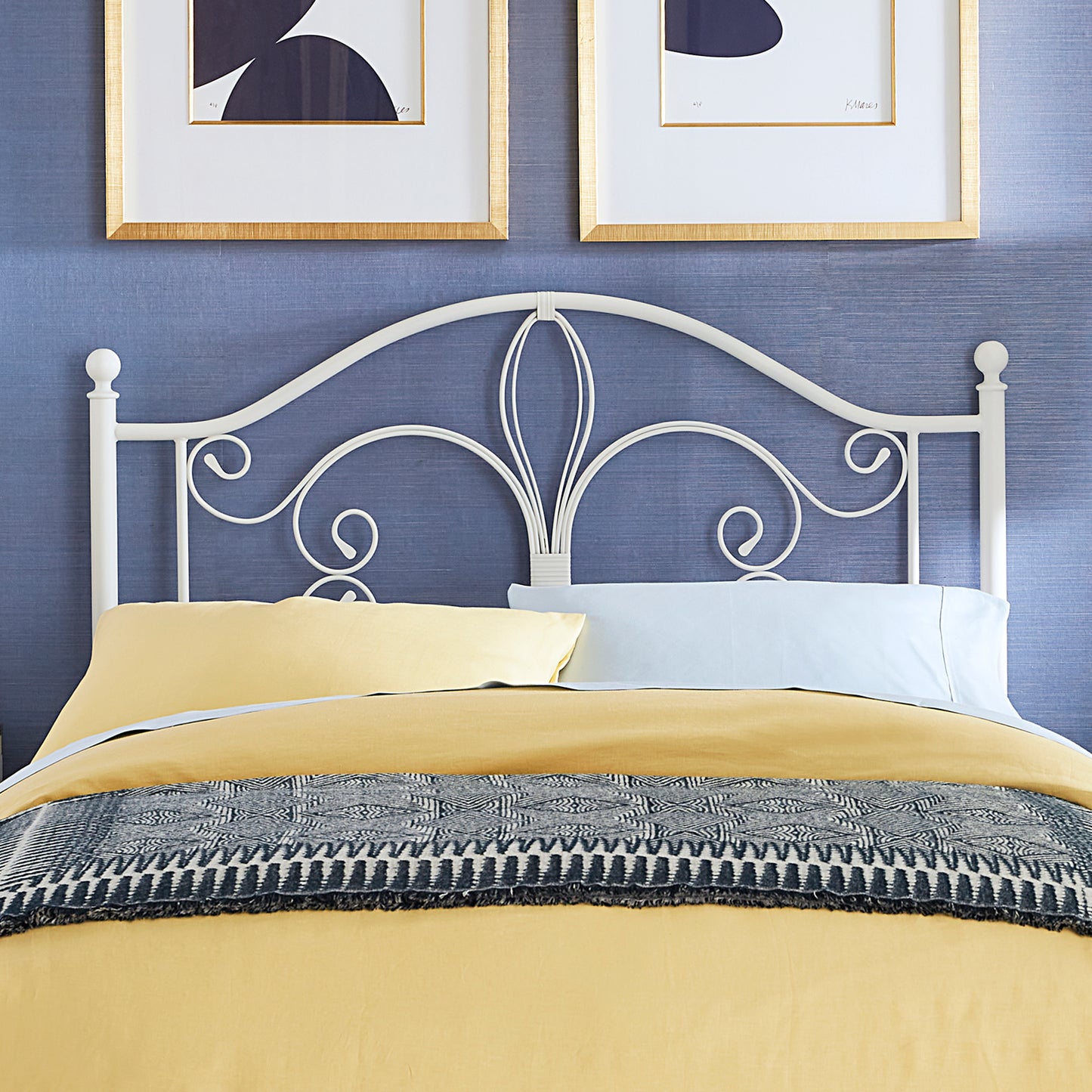 Ruby Metal Headboard