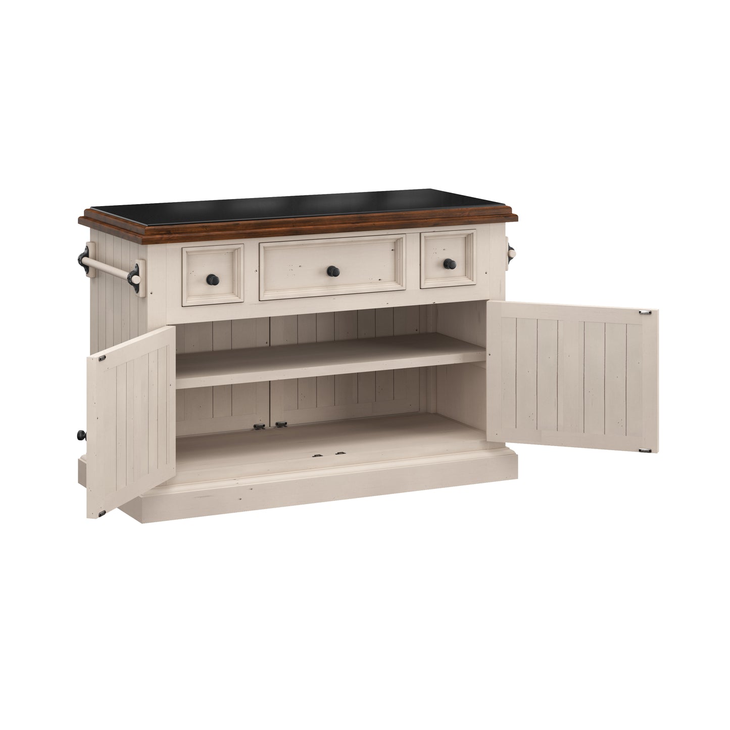 Tuscan Retreat Wood Kitchen Island