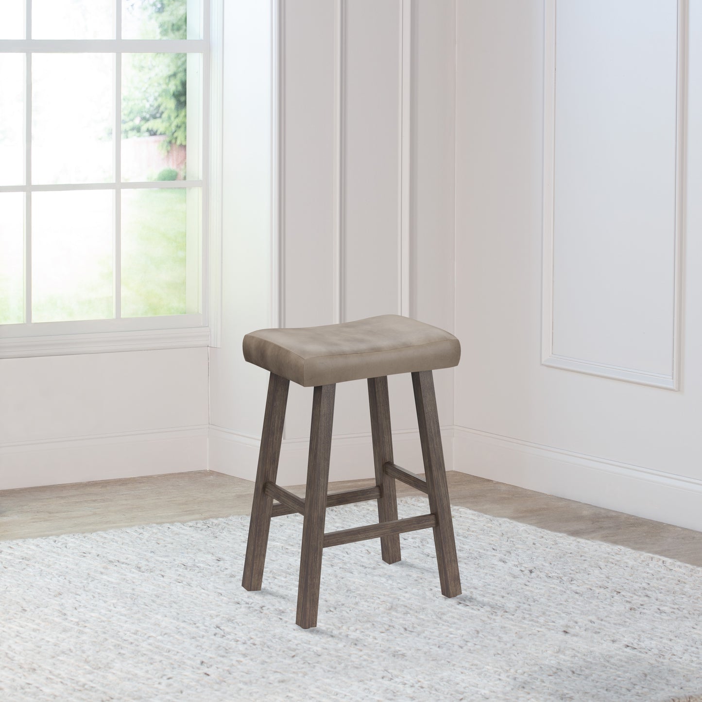 Saddle Wood Stool