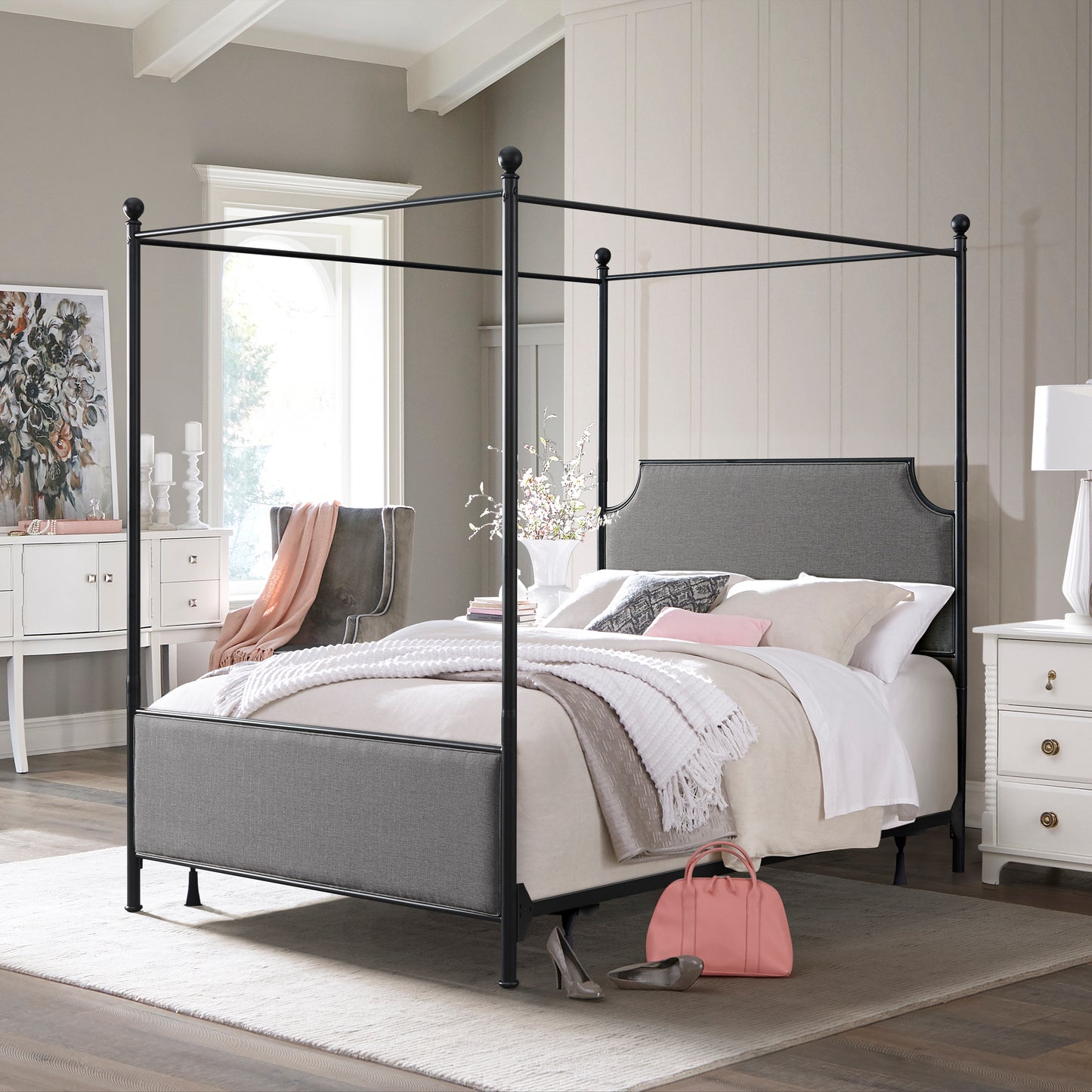 McArthur Metal Canopy Bed