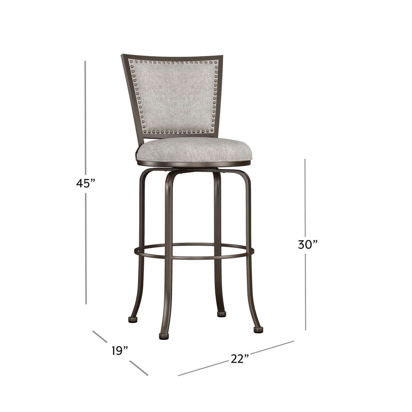 Belle Grove Metal Stool