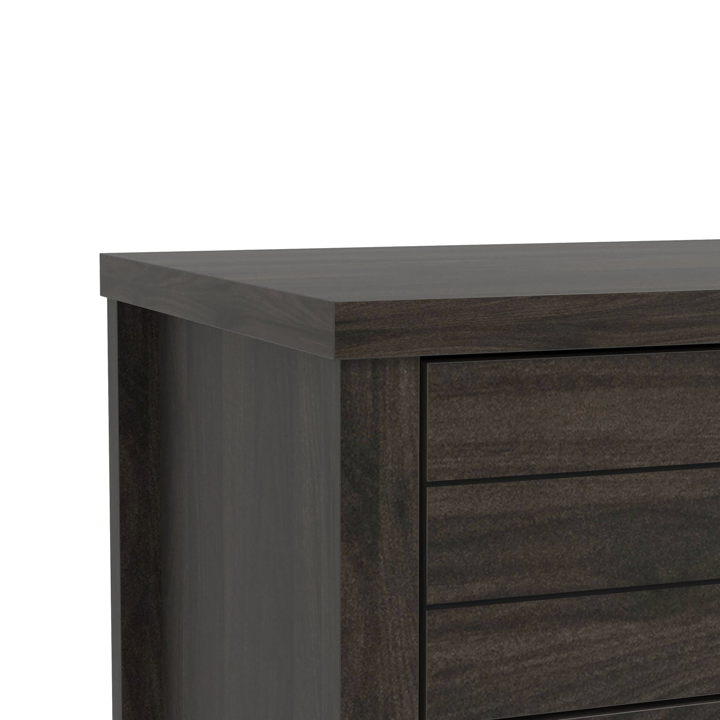 Lancaster Wood 4 Drawer Dresser