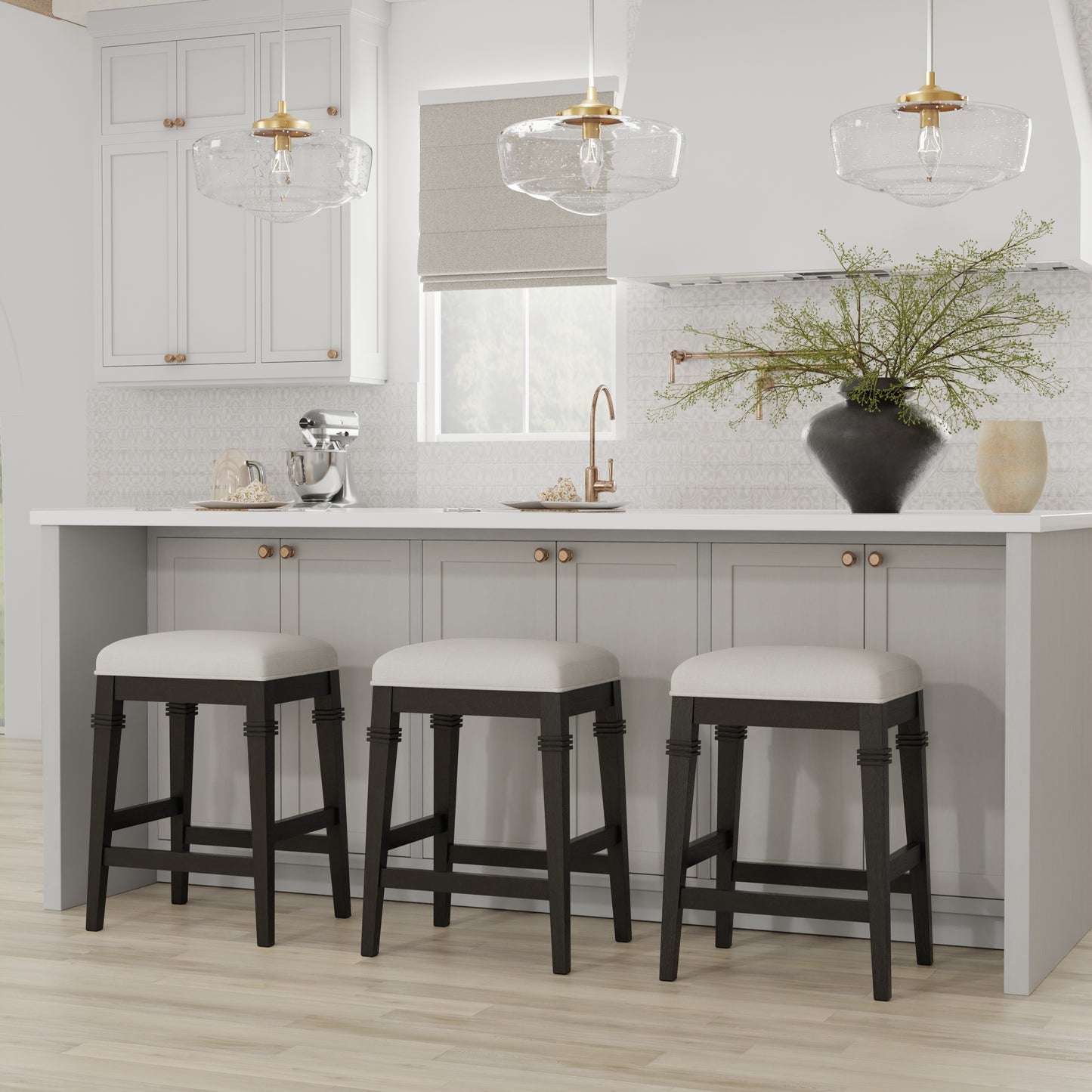 Arabella Wood Stool