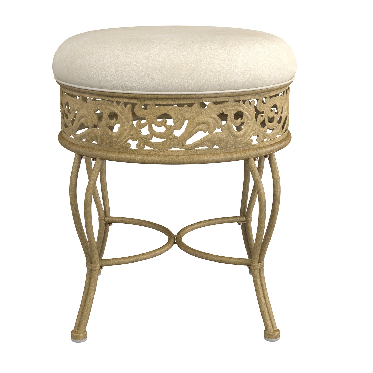 Villa III Metal Vanity Stool