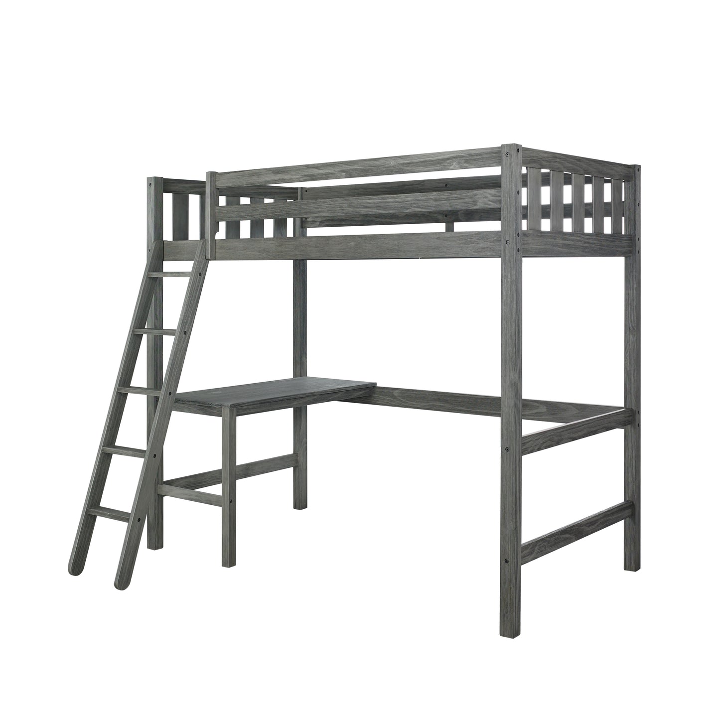Crosswinds Wood Loft Bed