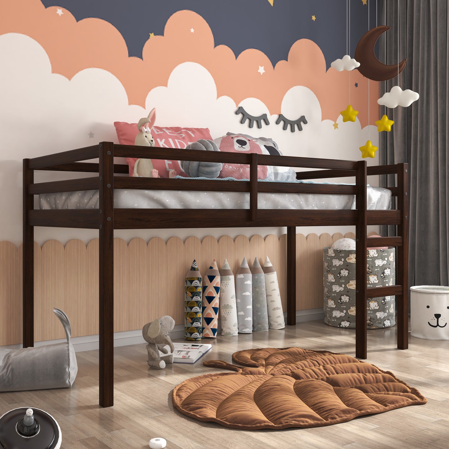 Campbell Wood Junior Loft Bed