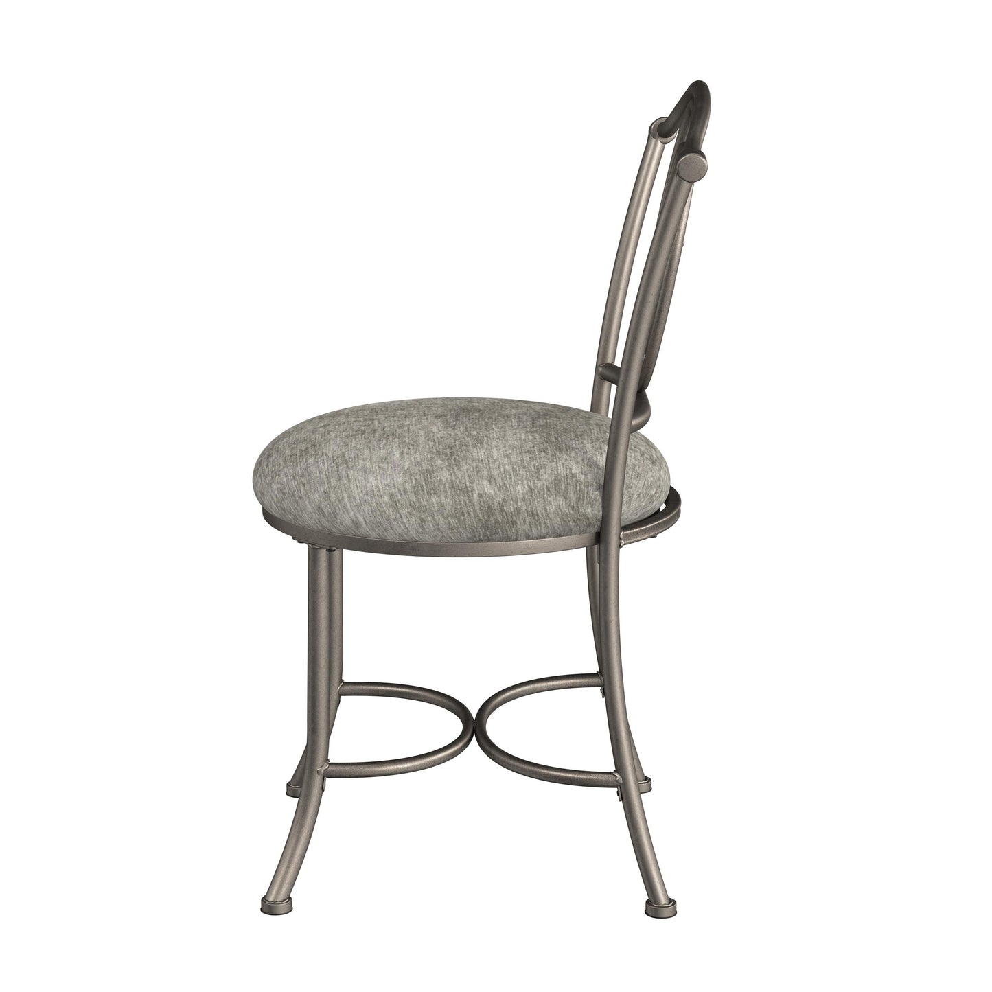 Emerson Metal Vanity Stool