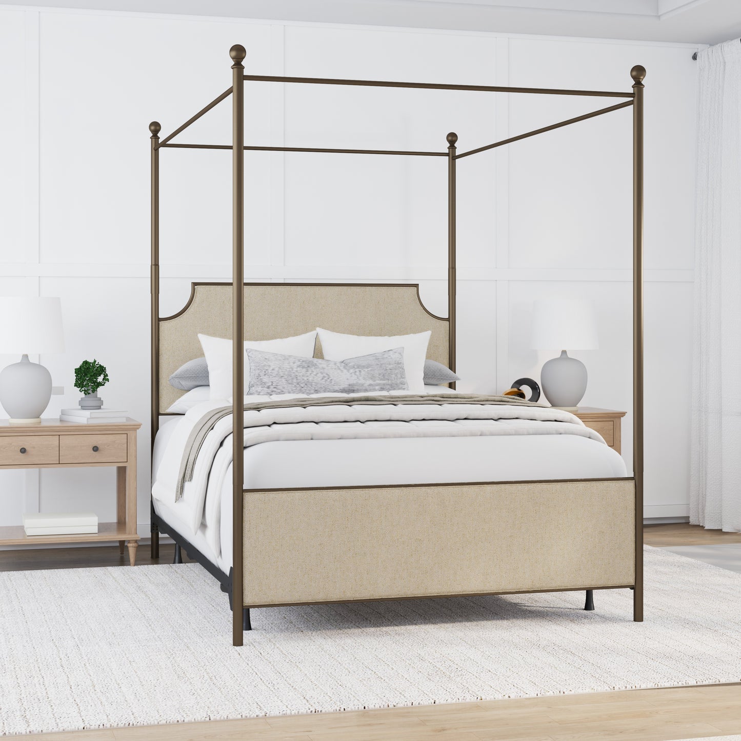 McArthur Metal Canopy Bed