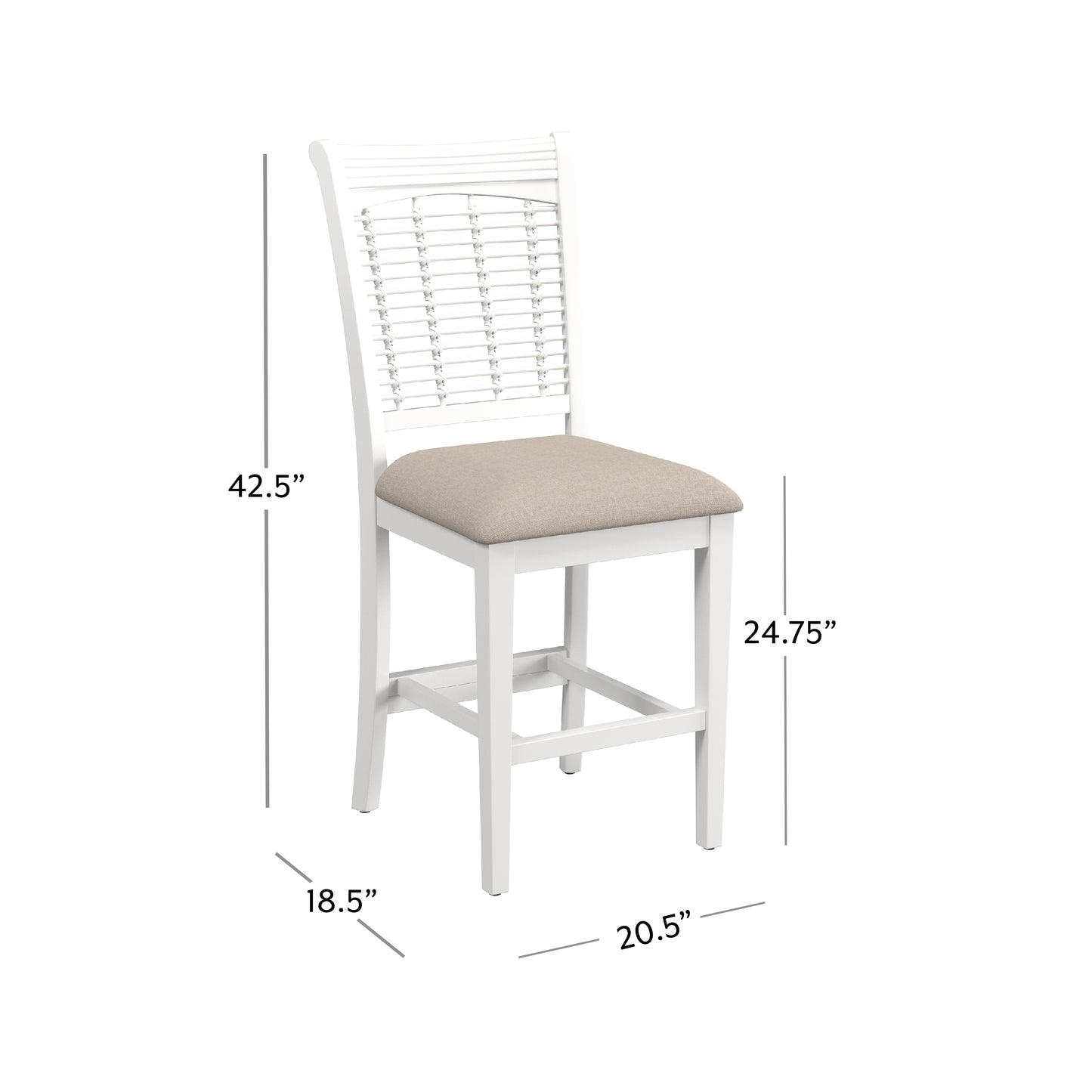 Bayberry Wood Stool, Set of 2
