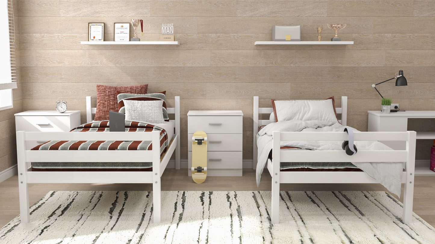 Campbell Wood Bunk Bed with Ladder