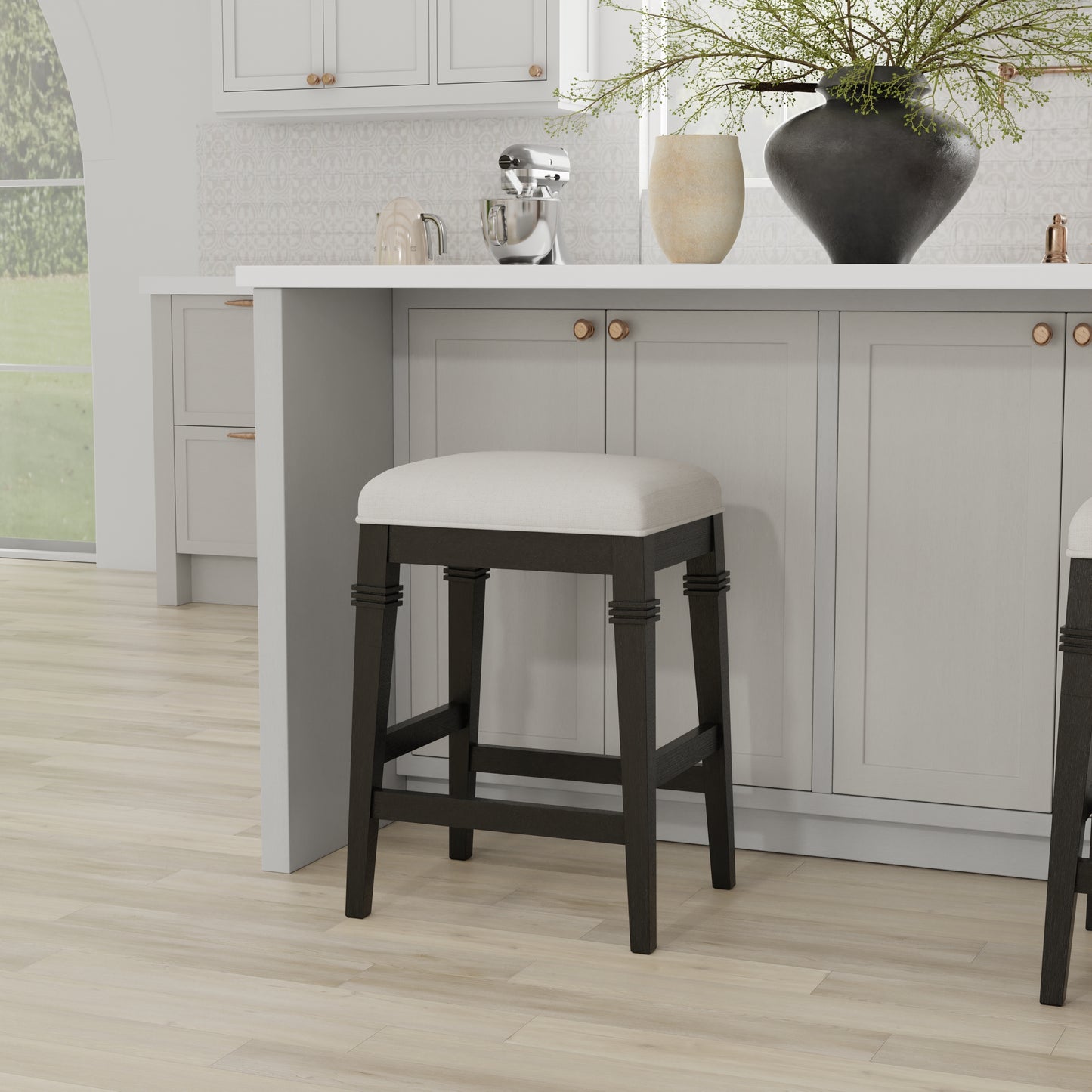 Arabella Wood Stool