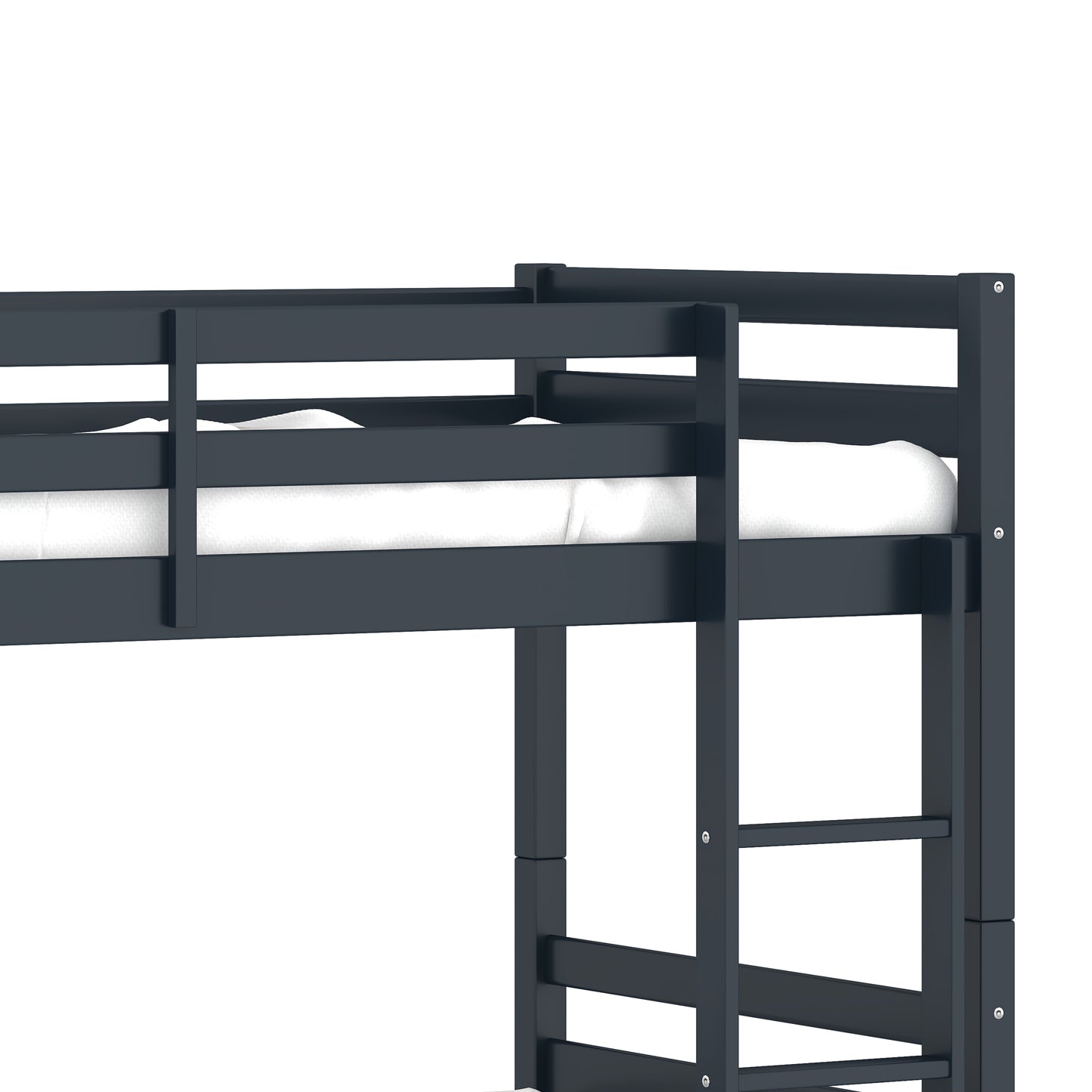 Campbell Wood Bunk Bed with Ladder