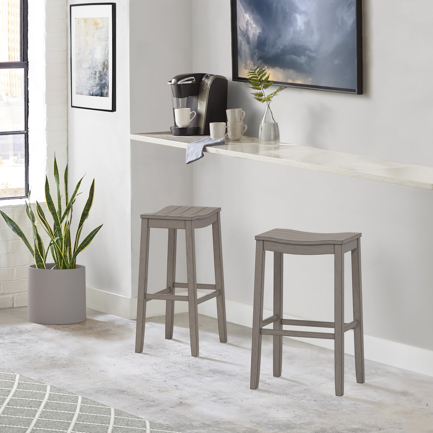 Fiddler Wood Stool