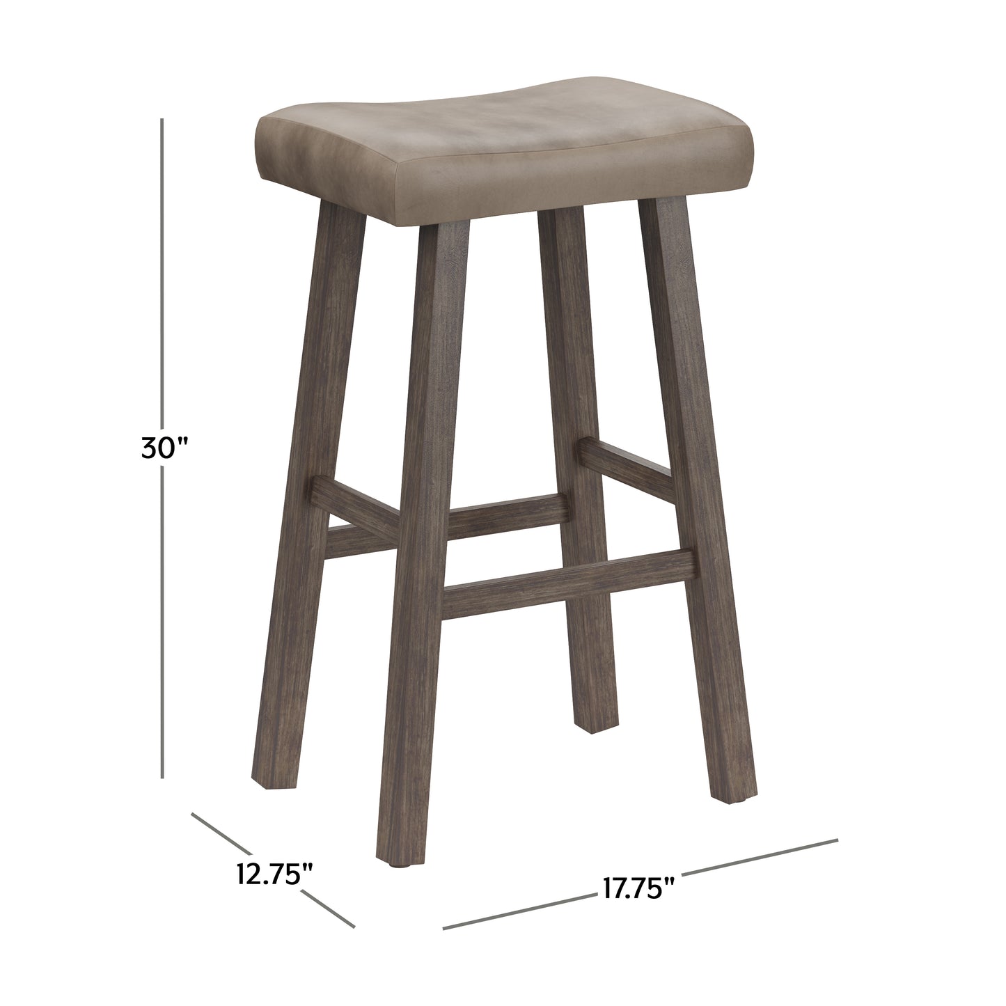 Saddle Wood Stool