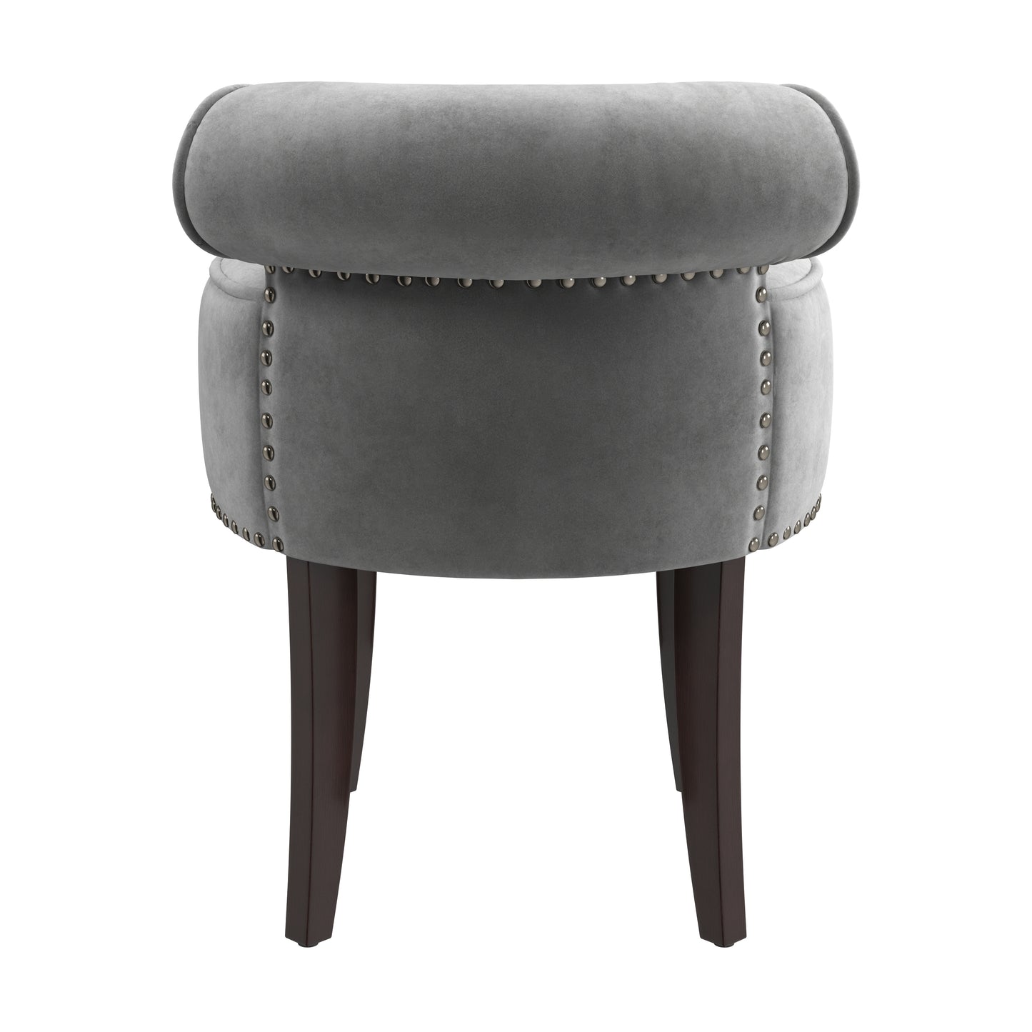 Lena Wood Vanity Stool