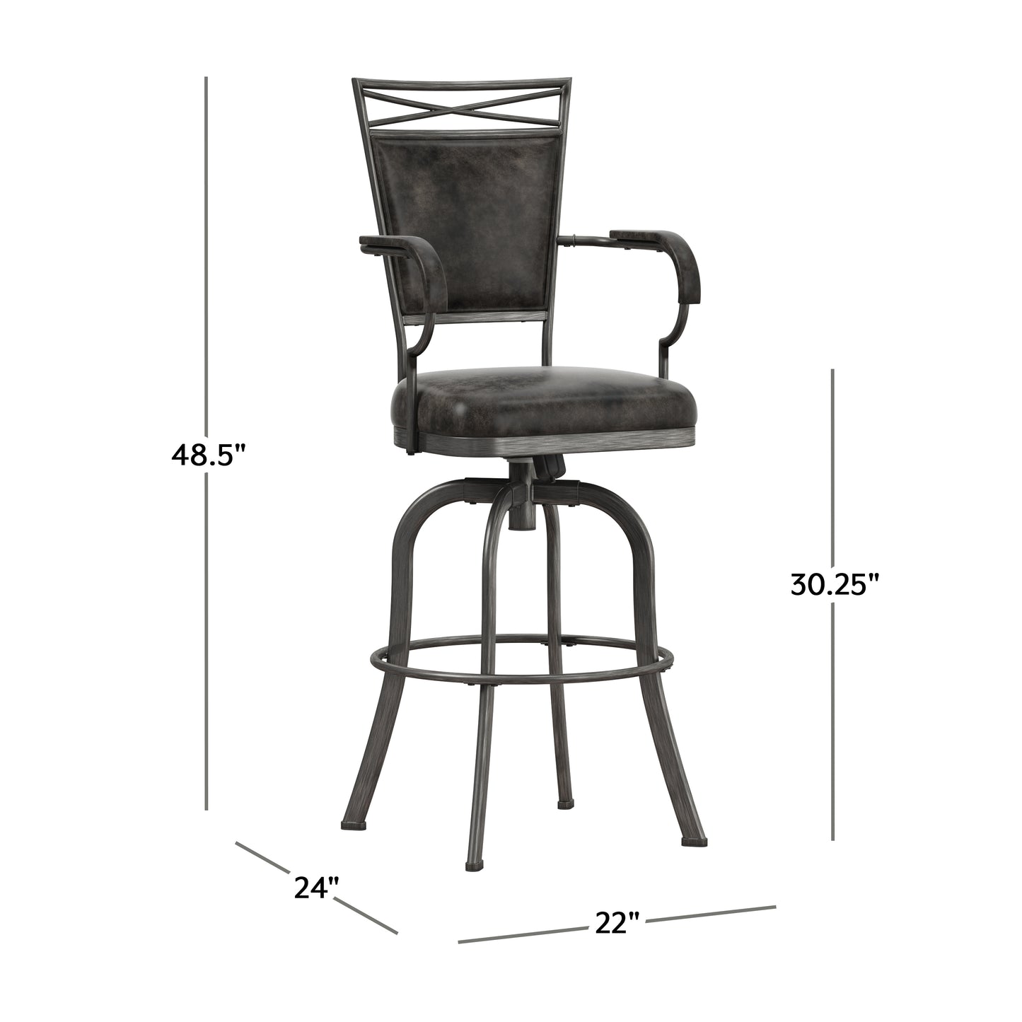 Bridgetown Metal Stool