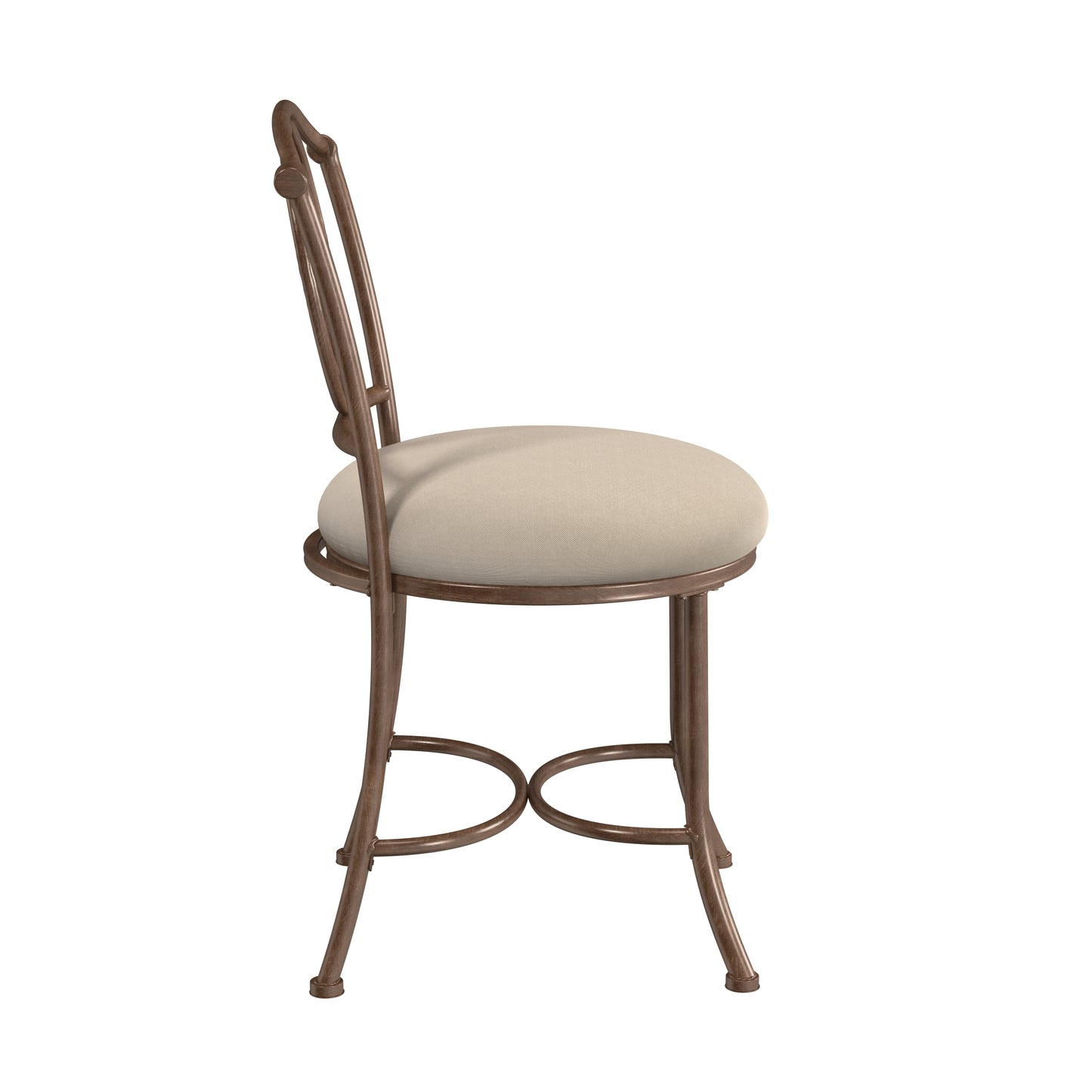 Emerson Metal Vanity Stool