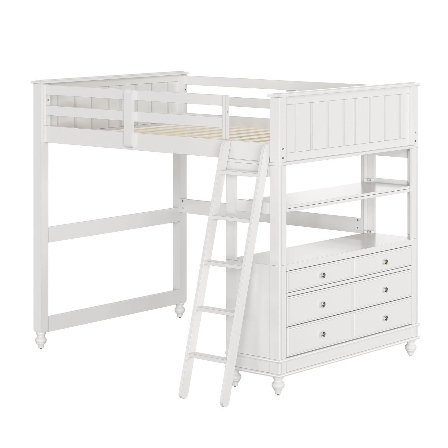 Lake House Wood Loft Bed