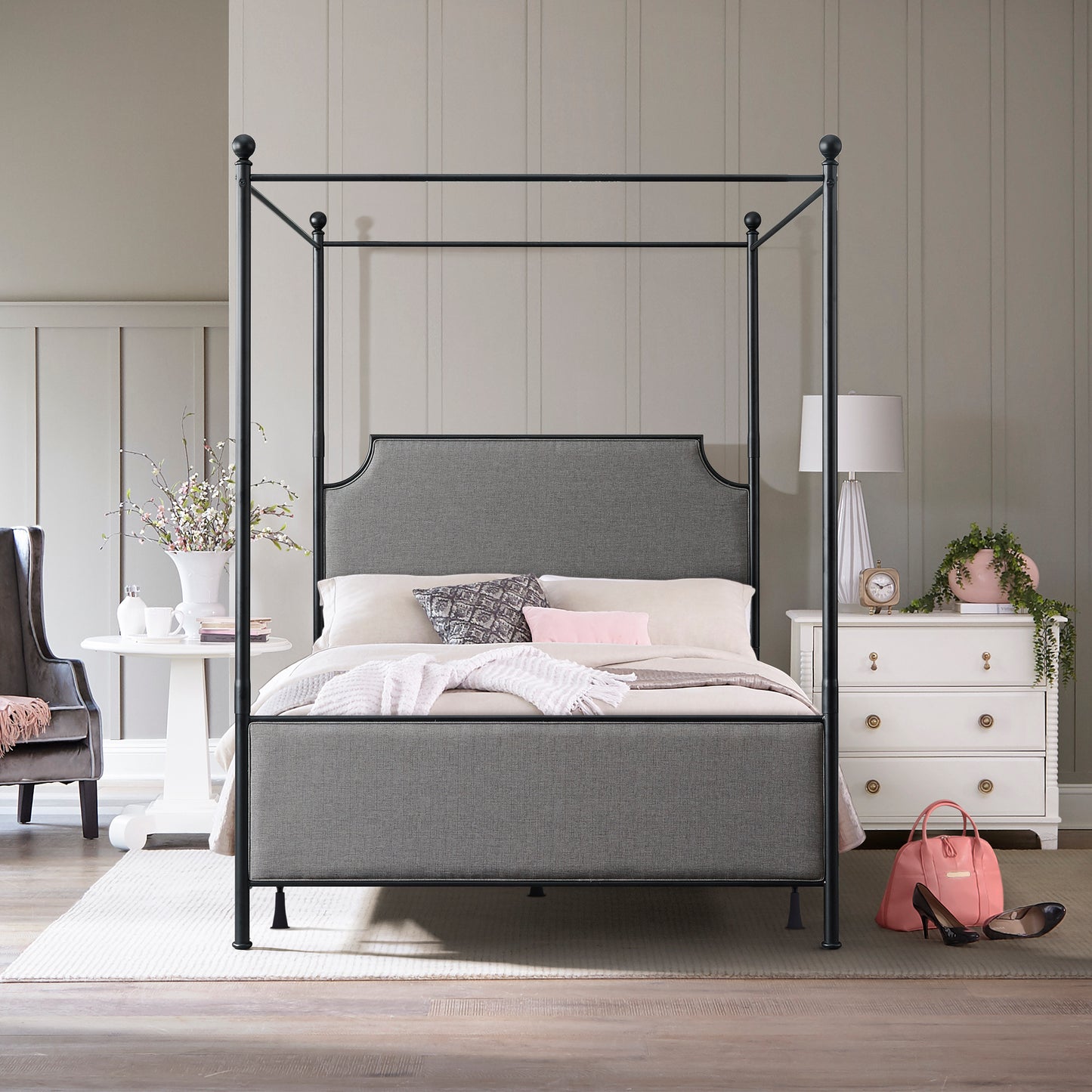 McArthur Metal Canopy Bed