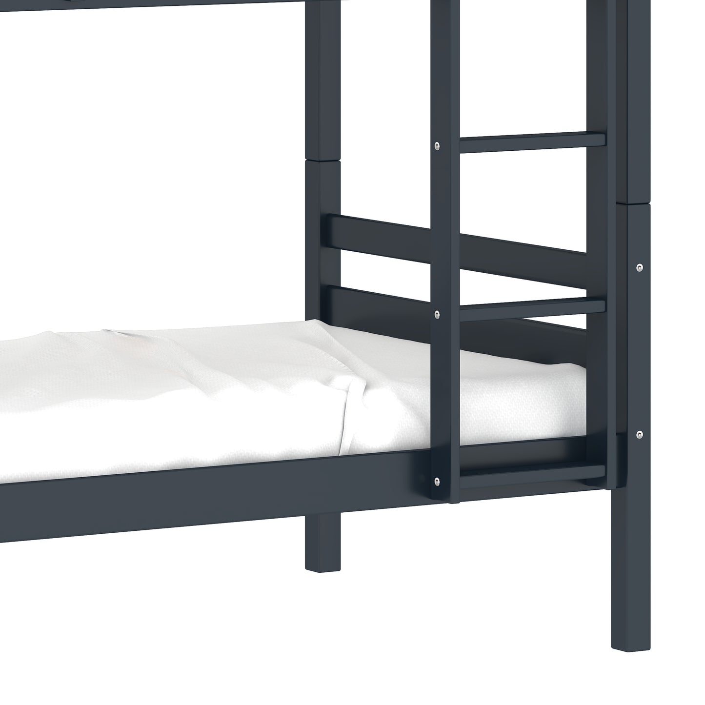Campbell Wood Bunk Bed with Ladder