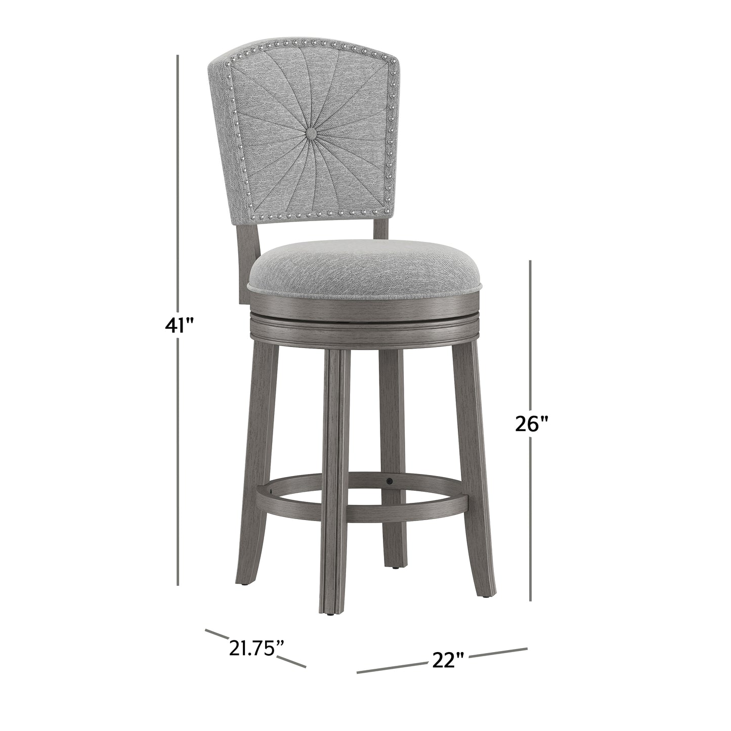 Santa Clara II Wood Stool
