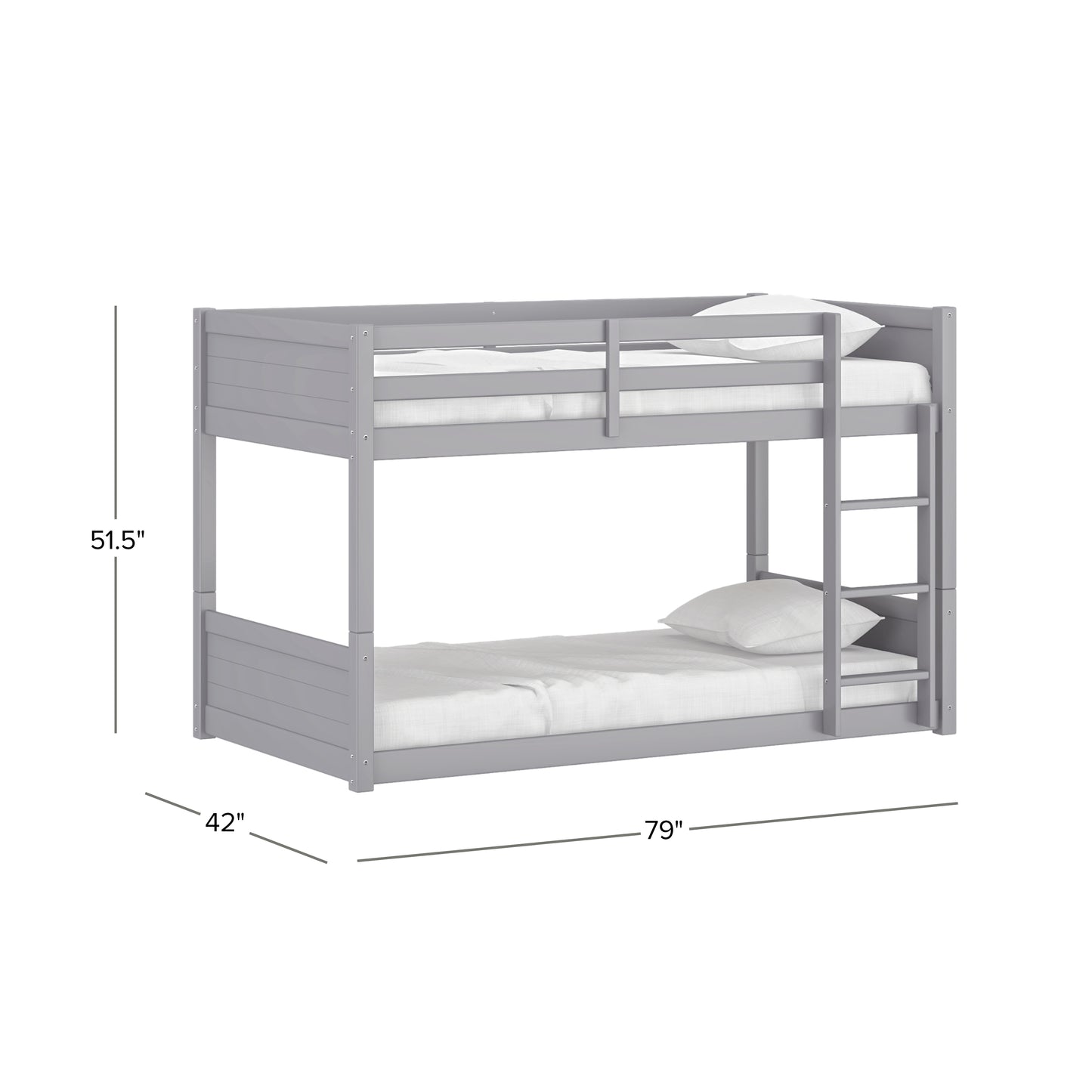 Capri Wood Floor Bunk Bed