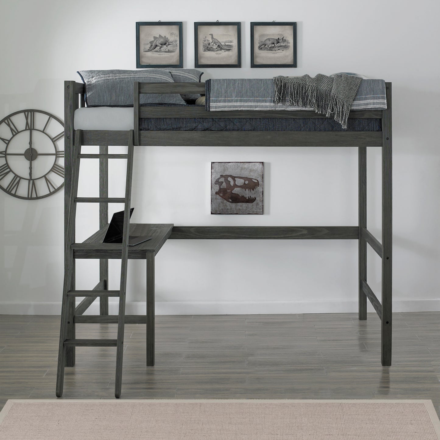 Crosswinds Wood Loft Bed