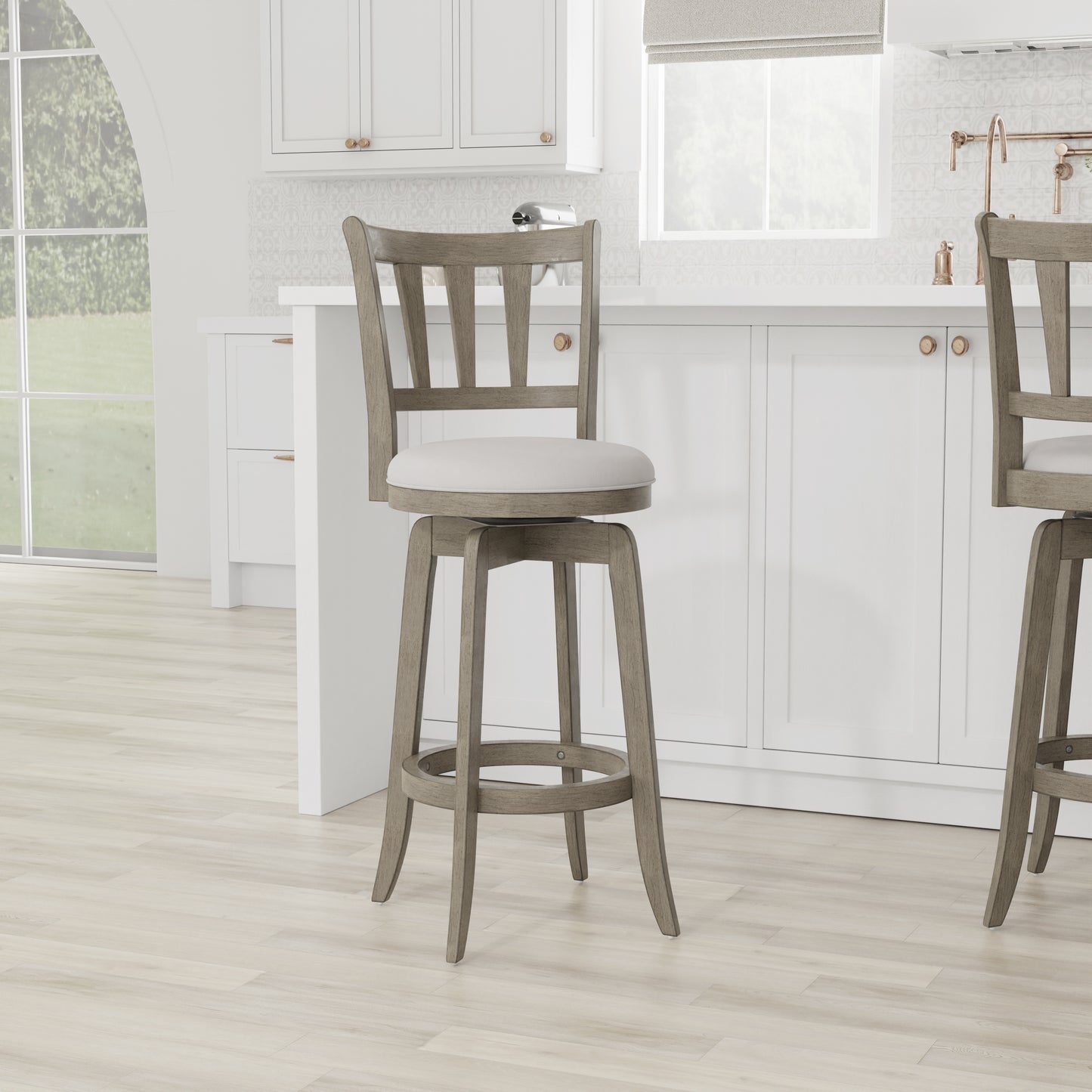 Petersburg Wood Stool