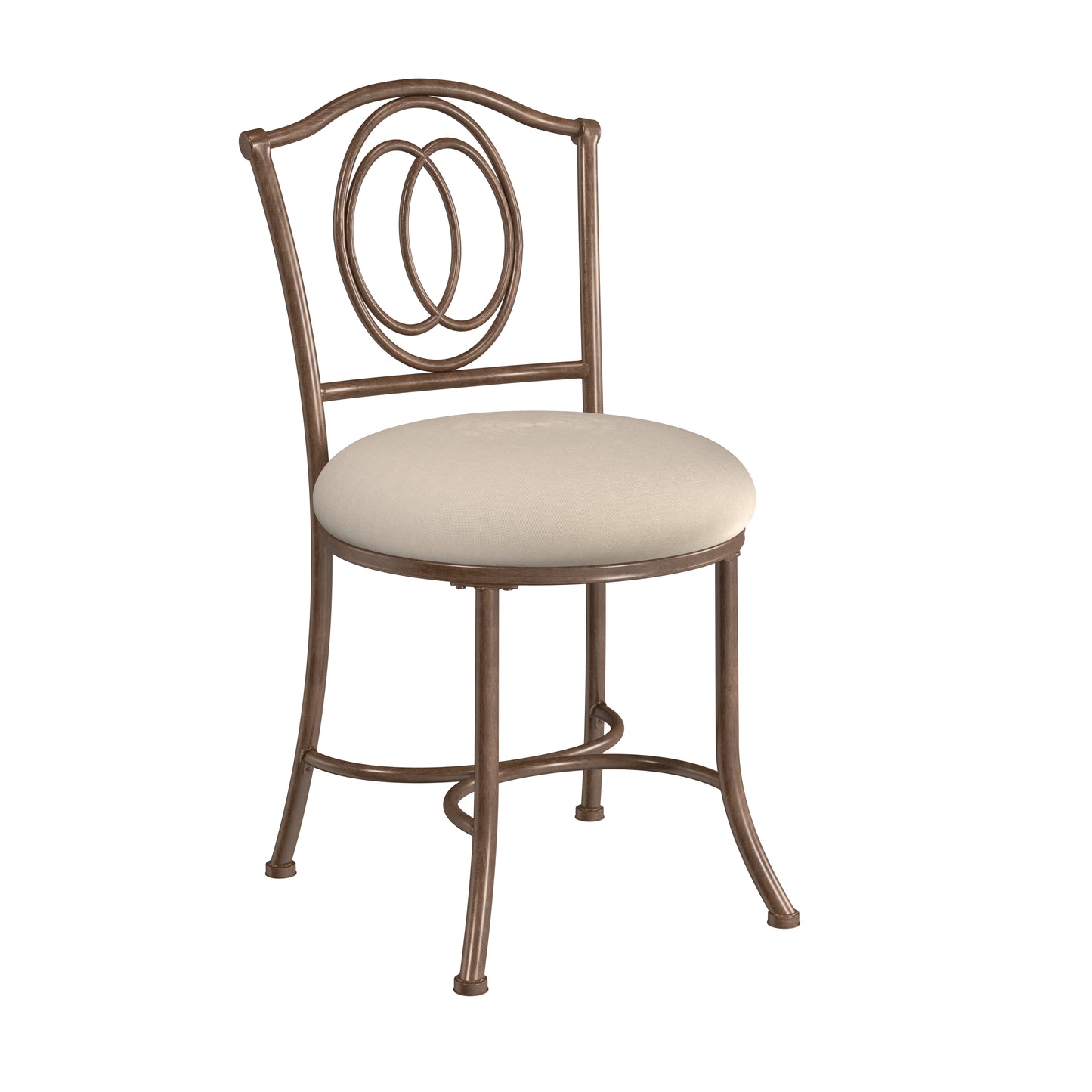 Emerson Metal Vanity Stool