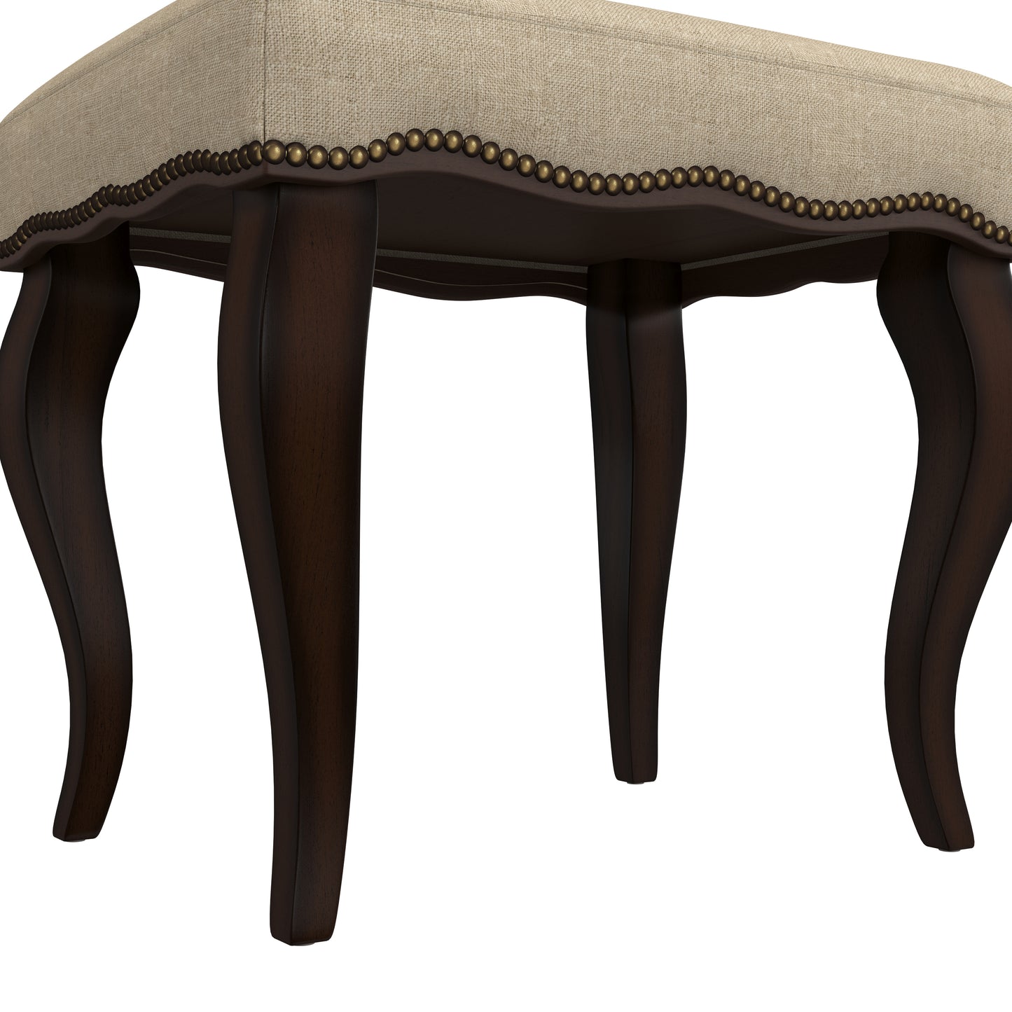 Hamilton Wood Vanity Stool