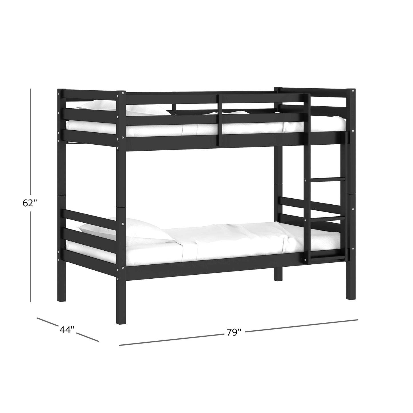 Campbell Wood Bunk Bed with Ladder