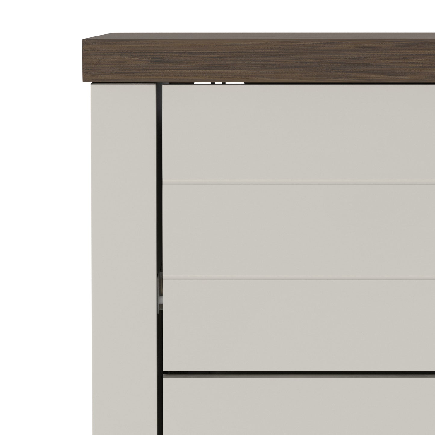 Lancaster Wood 4 Drawer Dresser