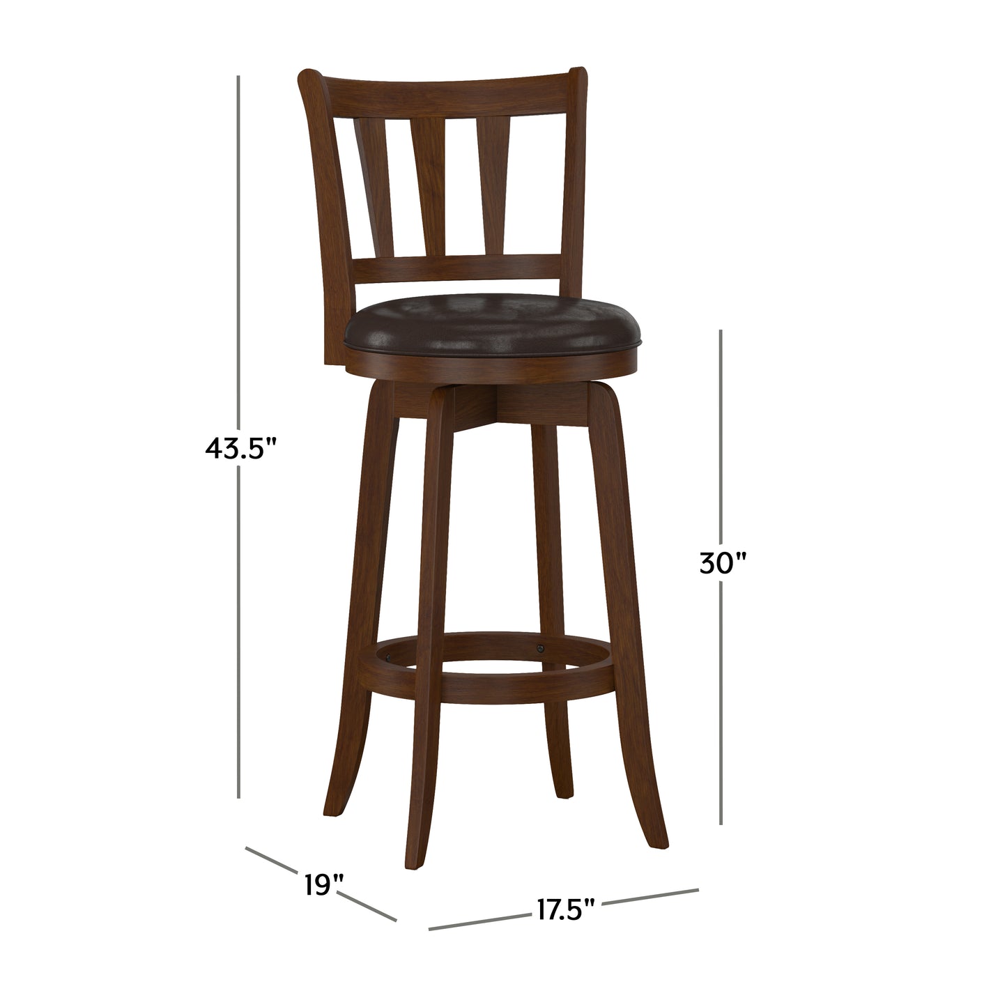 Presque Isle Wood Stool