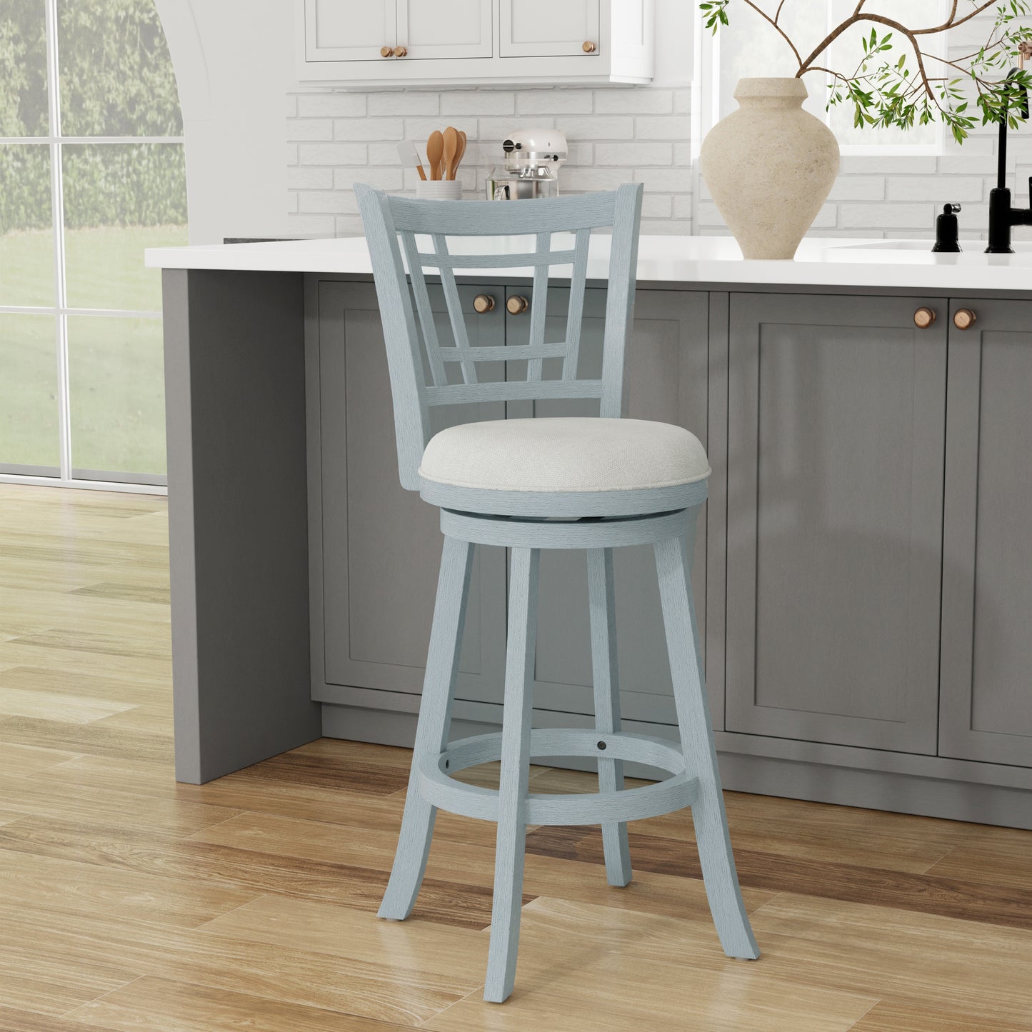 Glenway Wood Stool