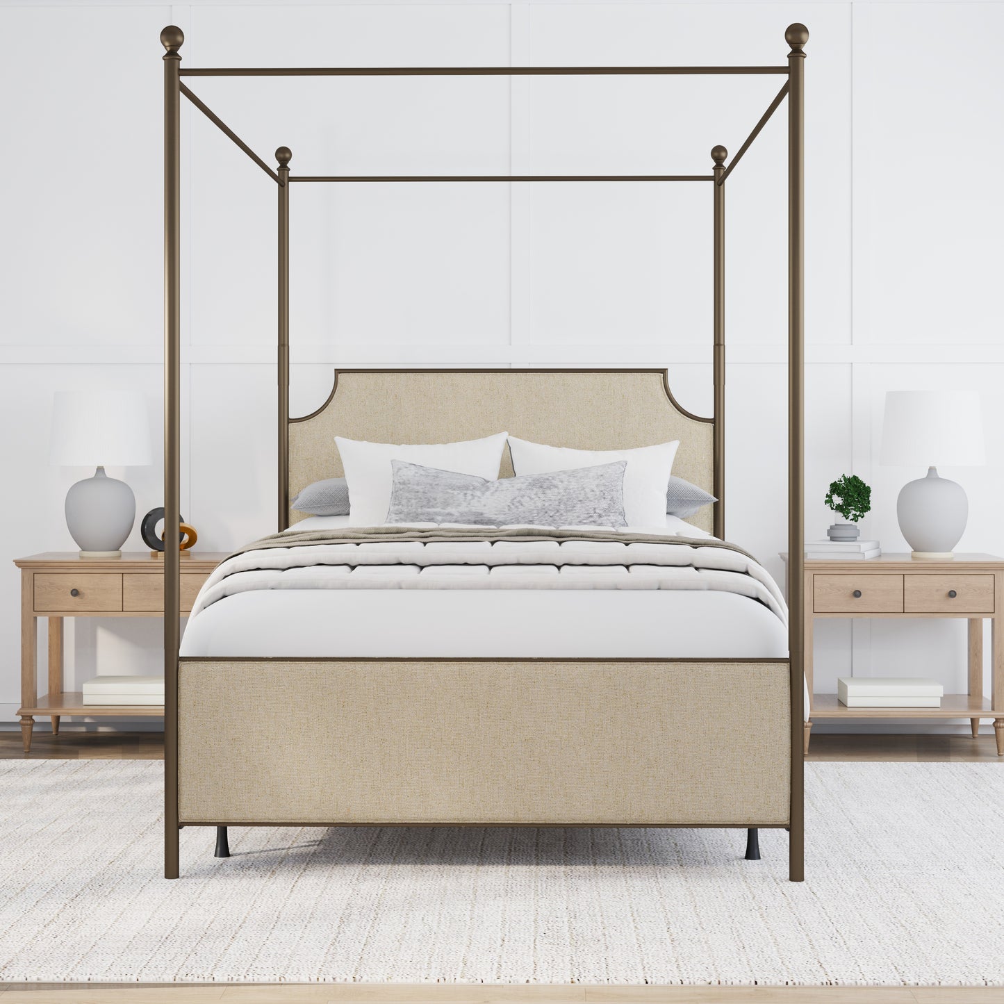 McArthur Metal Canopy Bed