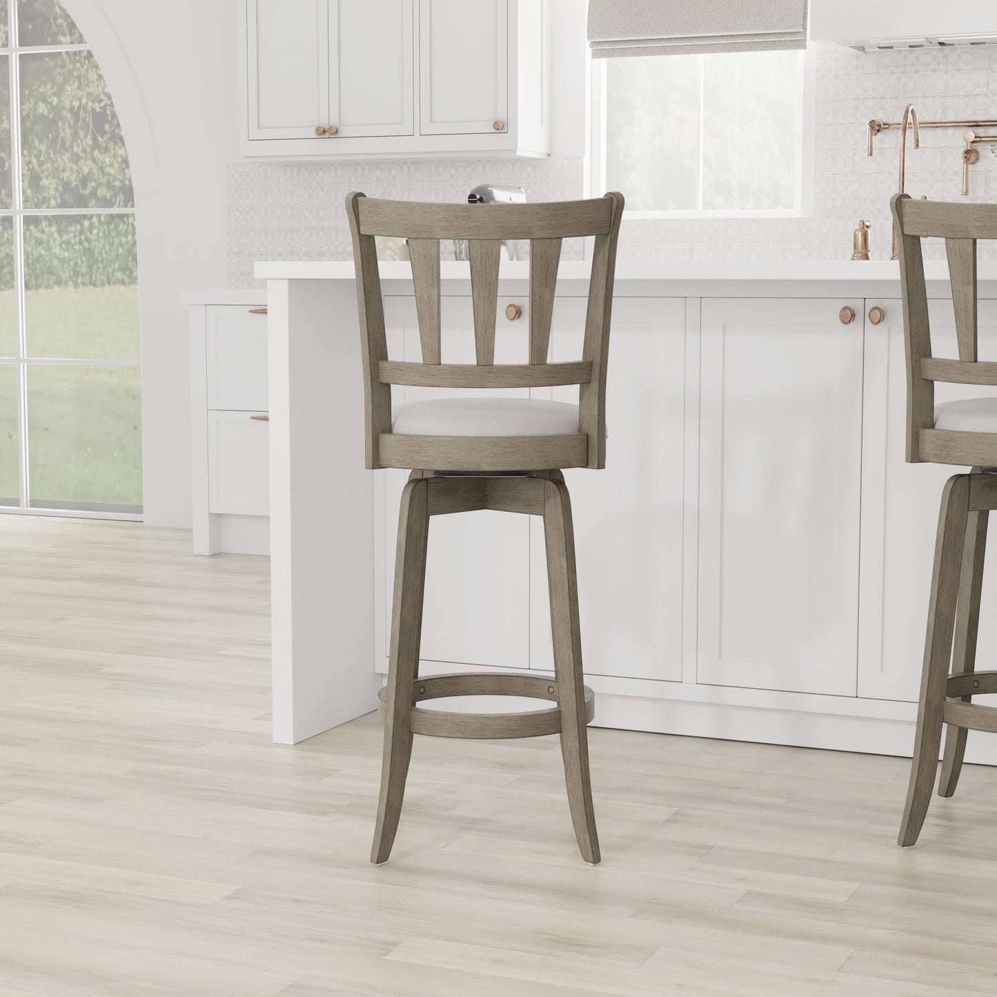 Petersburg Wood Stool