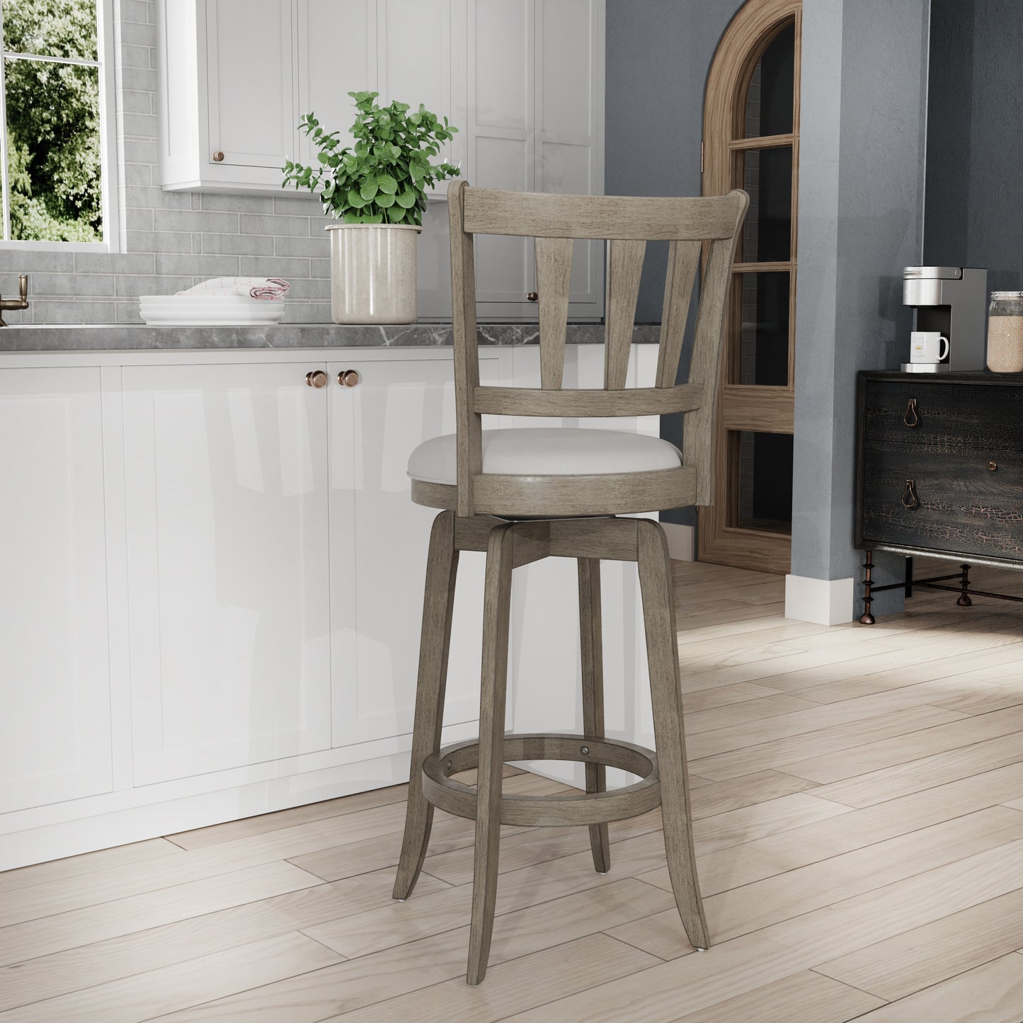 Presque Isle Wood Stool