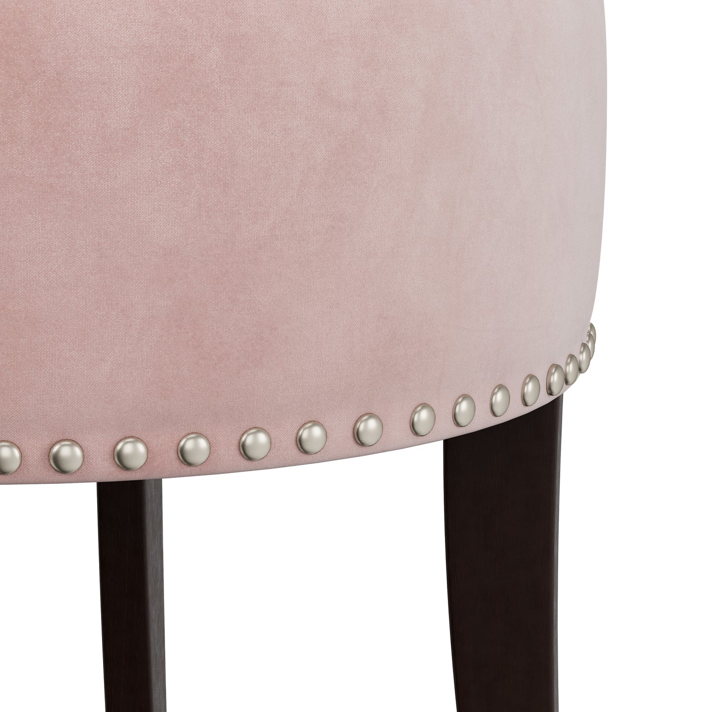 Lena Wood Vanity Stool