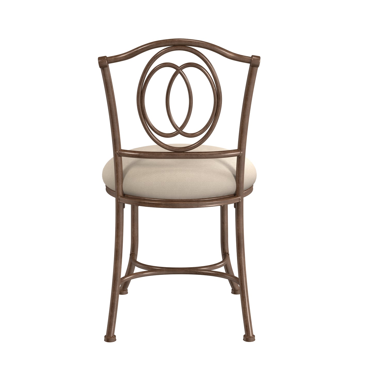 Emerson Metal Vanity Stool