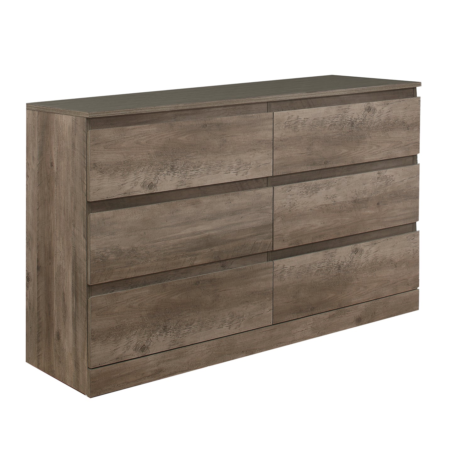 Brindle Wood 6 Drawer Dresser