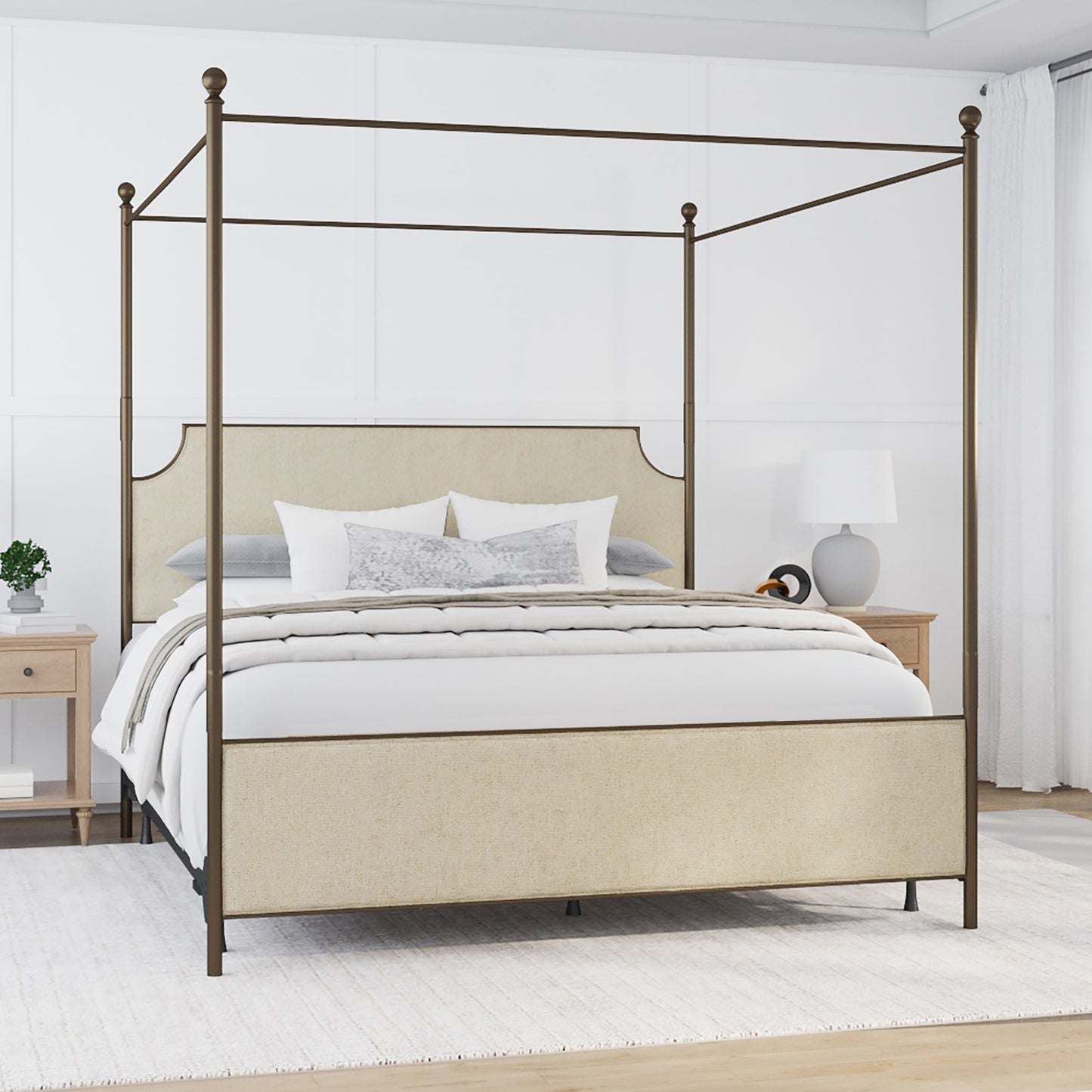McArthur Metal Canopy Bed