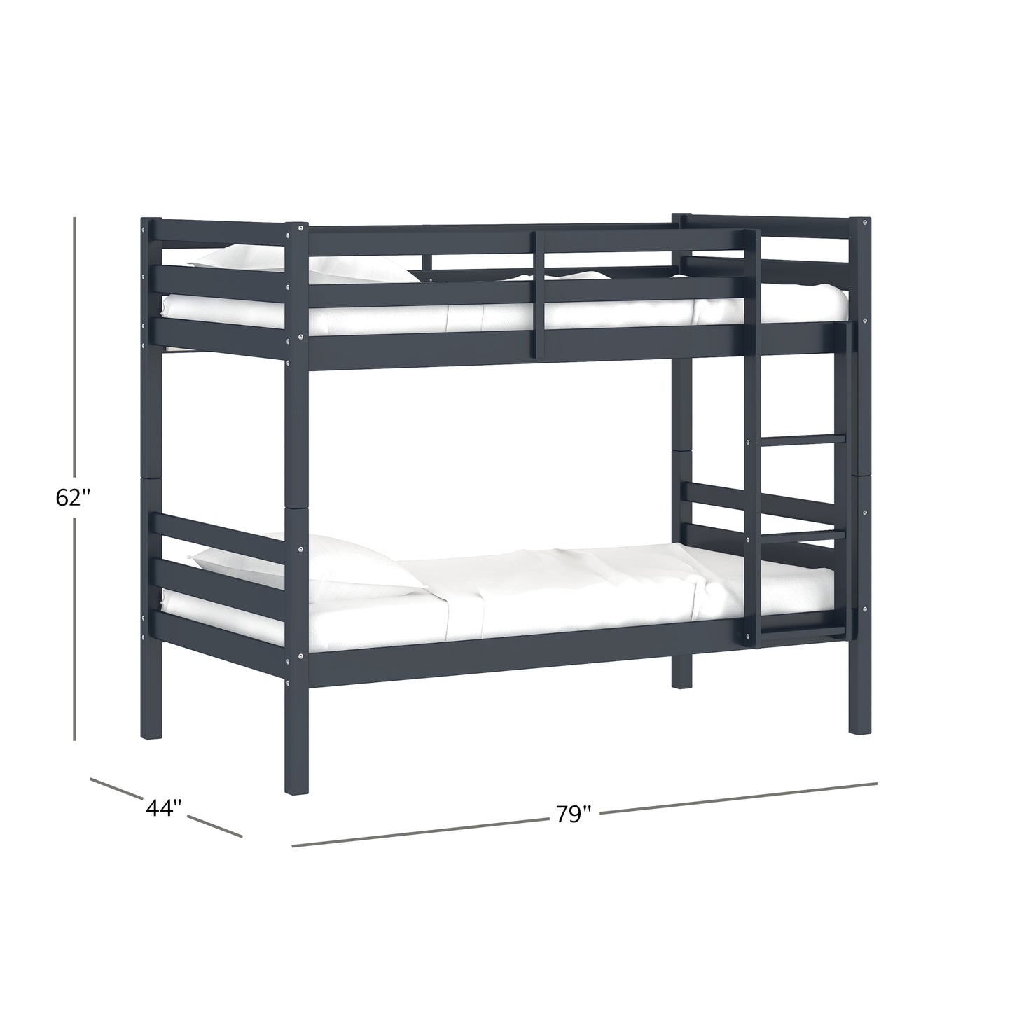 Campbell Wood Bunk Bed with Ladder