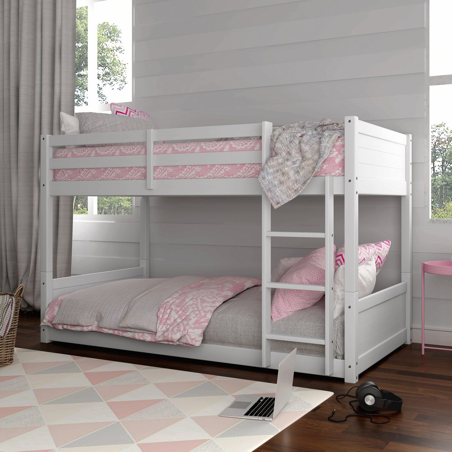 Capri Wood Floor Bunk Bed