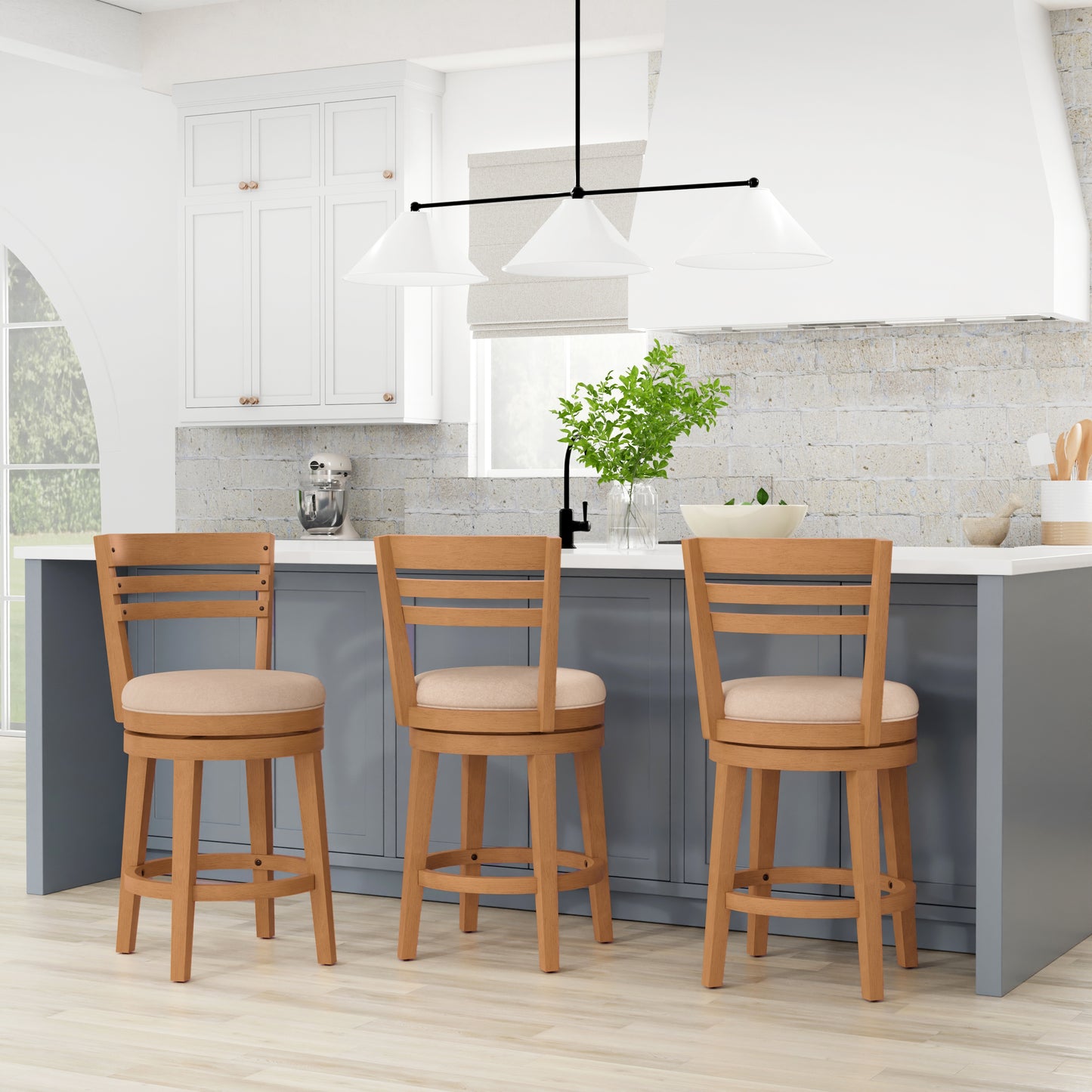 Lemon Grove Wood Stool